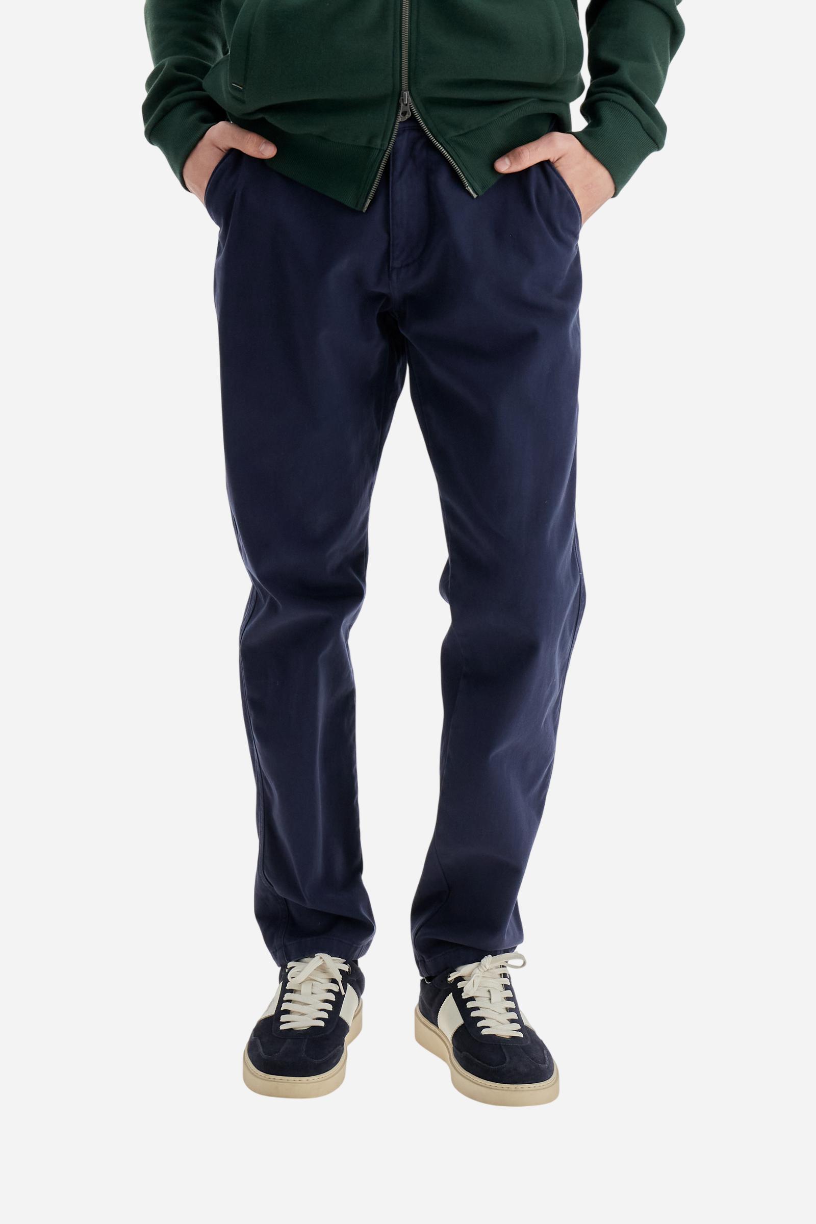 Pantalón chino hombre sarga teñido en prenda - Breighann