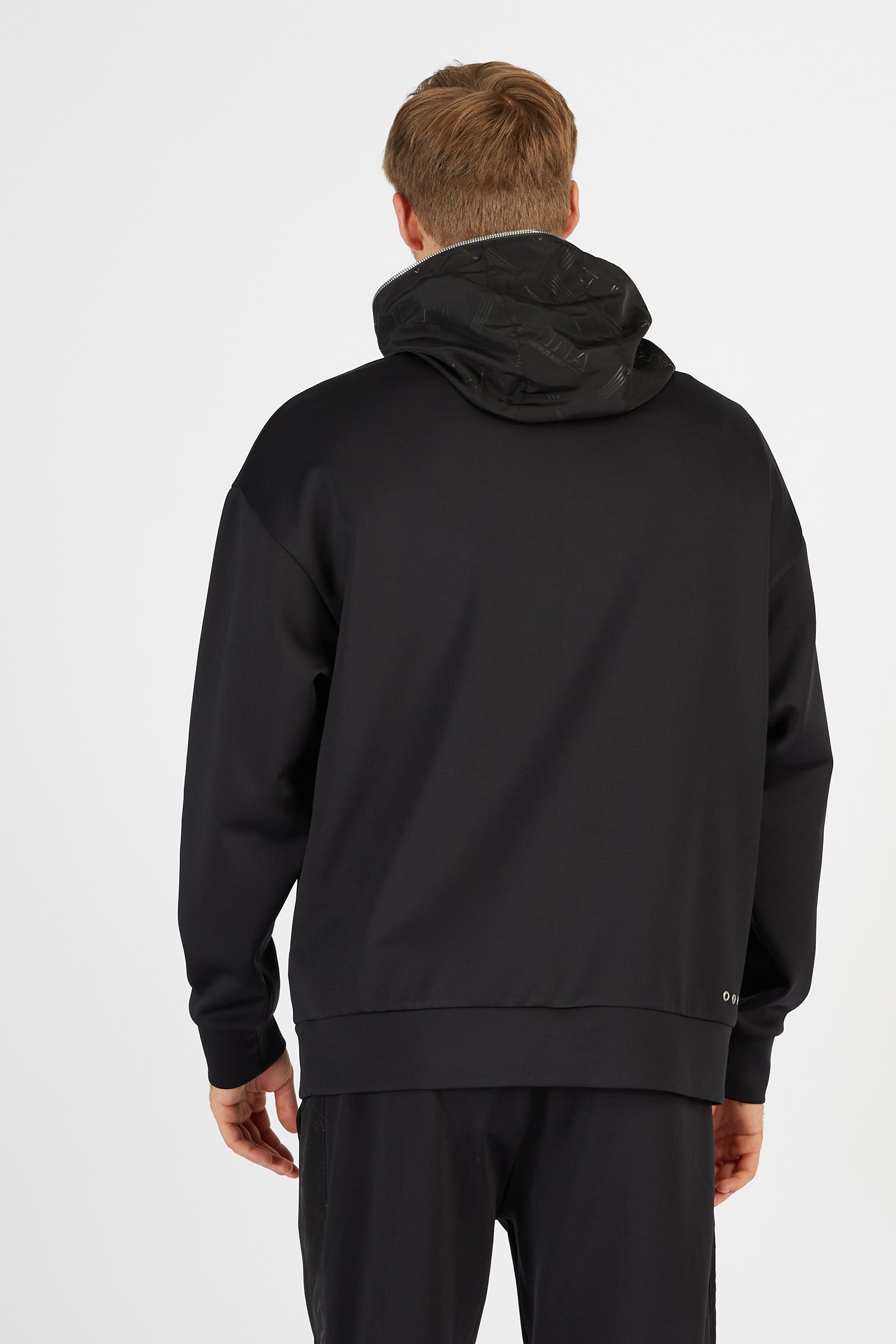 Herren-Sweatshirt aus Baumwoll-Mix mit langen Oversize-Ärmeln