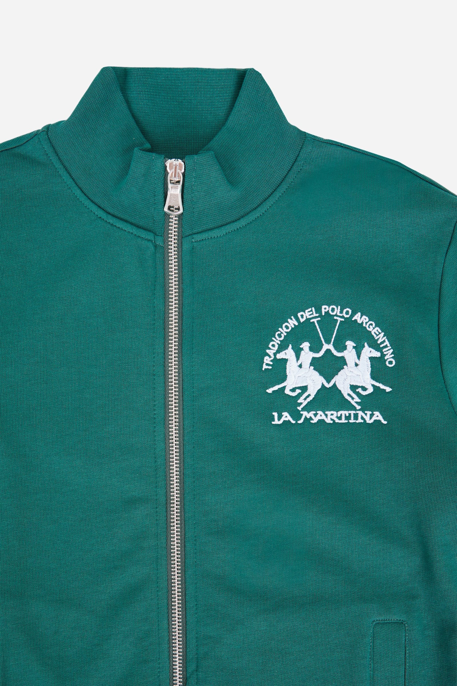 BOY FULL ZIP SWEATSHIRT COTTON