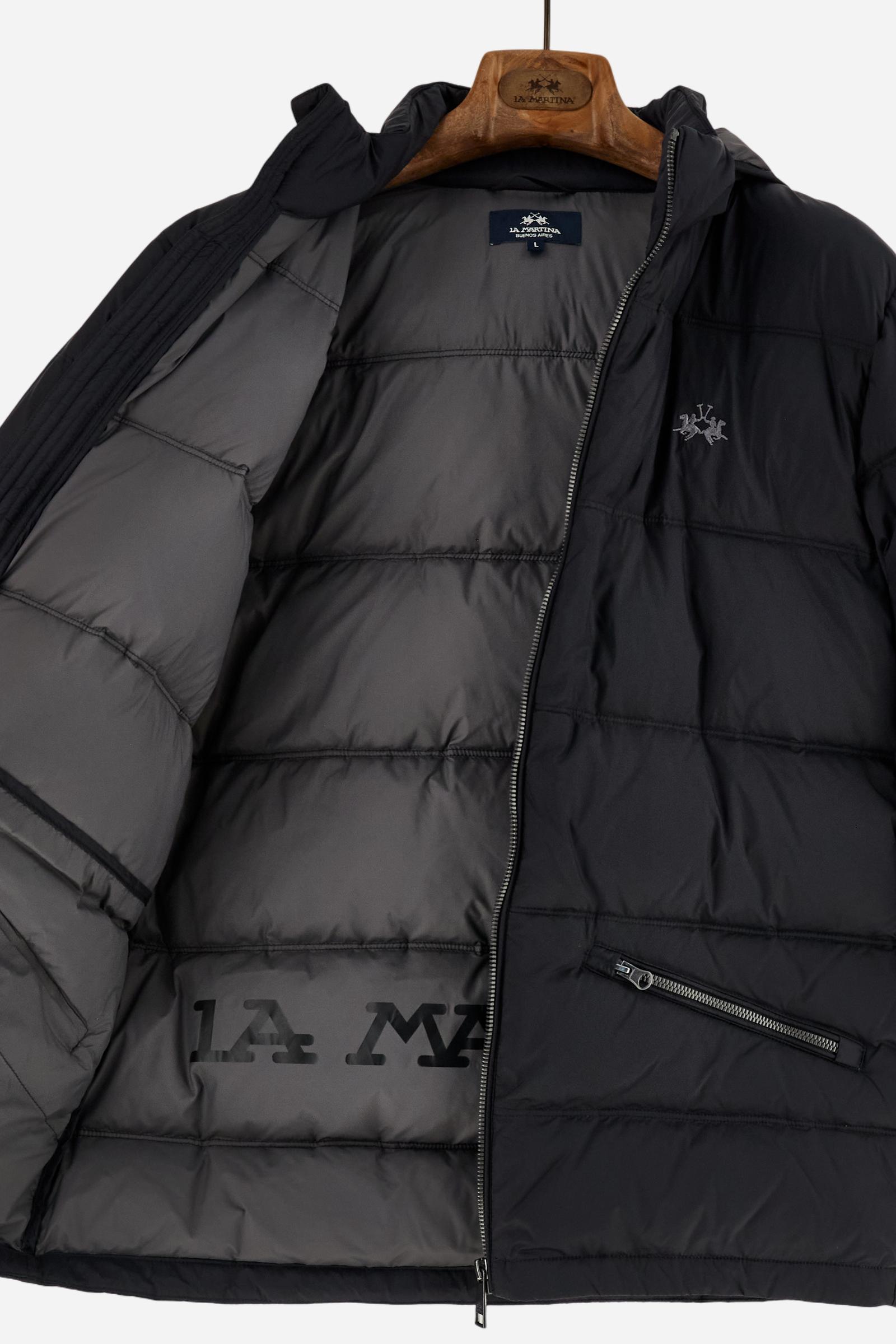 Men’s nylon down jacket with feather padding - Bertrand