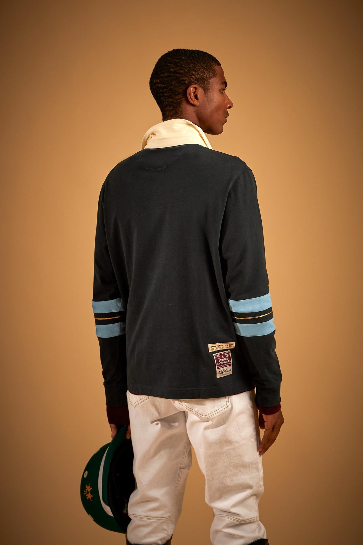 Men's Argentina polo shirt in heavy cotton jersey - Davide