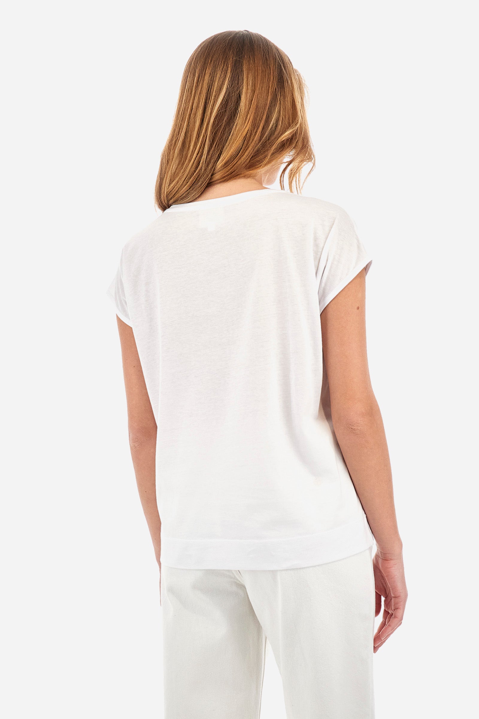 Regular-fit T-shirt in cotton - Yesemia