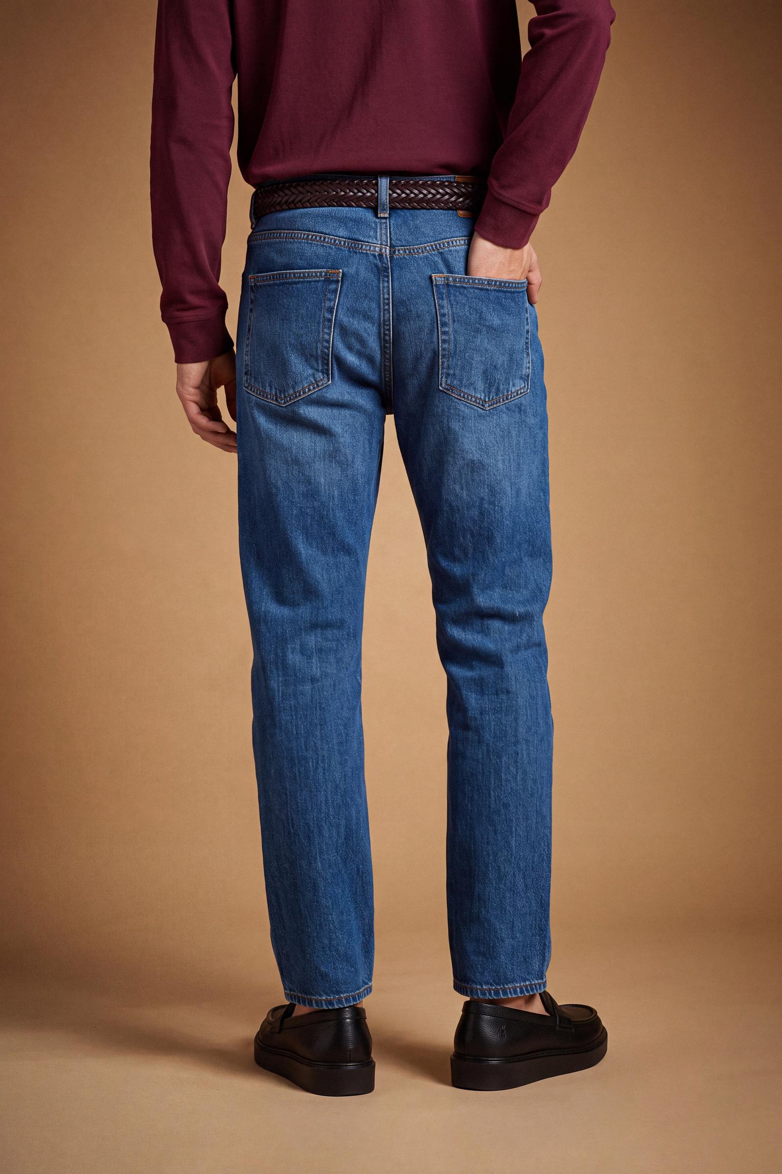 Jeans Herren Regular Fit aus Dark Indigo Denim - Connell