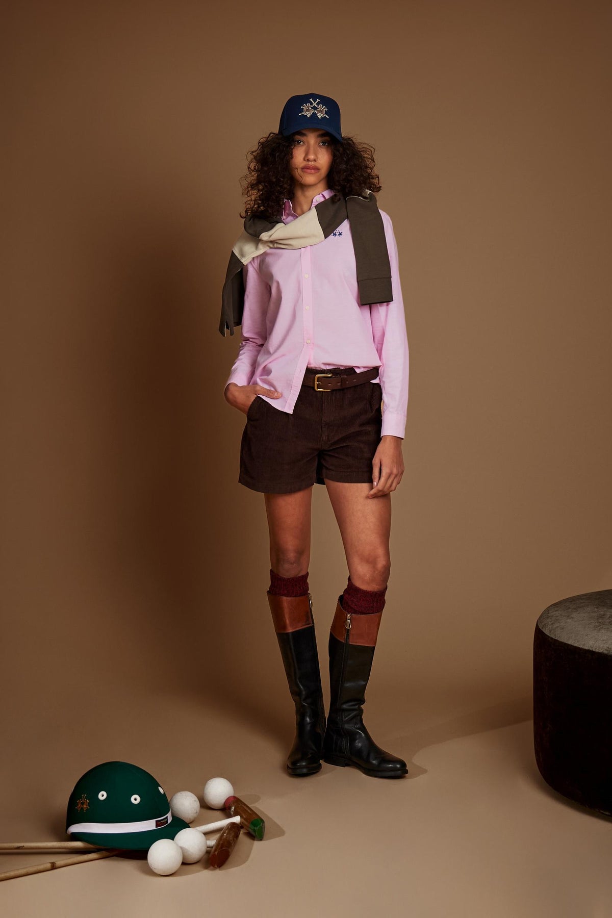 Women's Oxford shirt in pure cotton – Divina