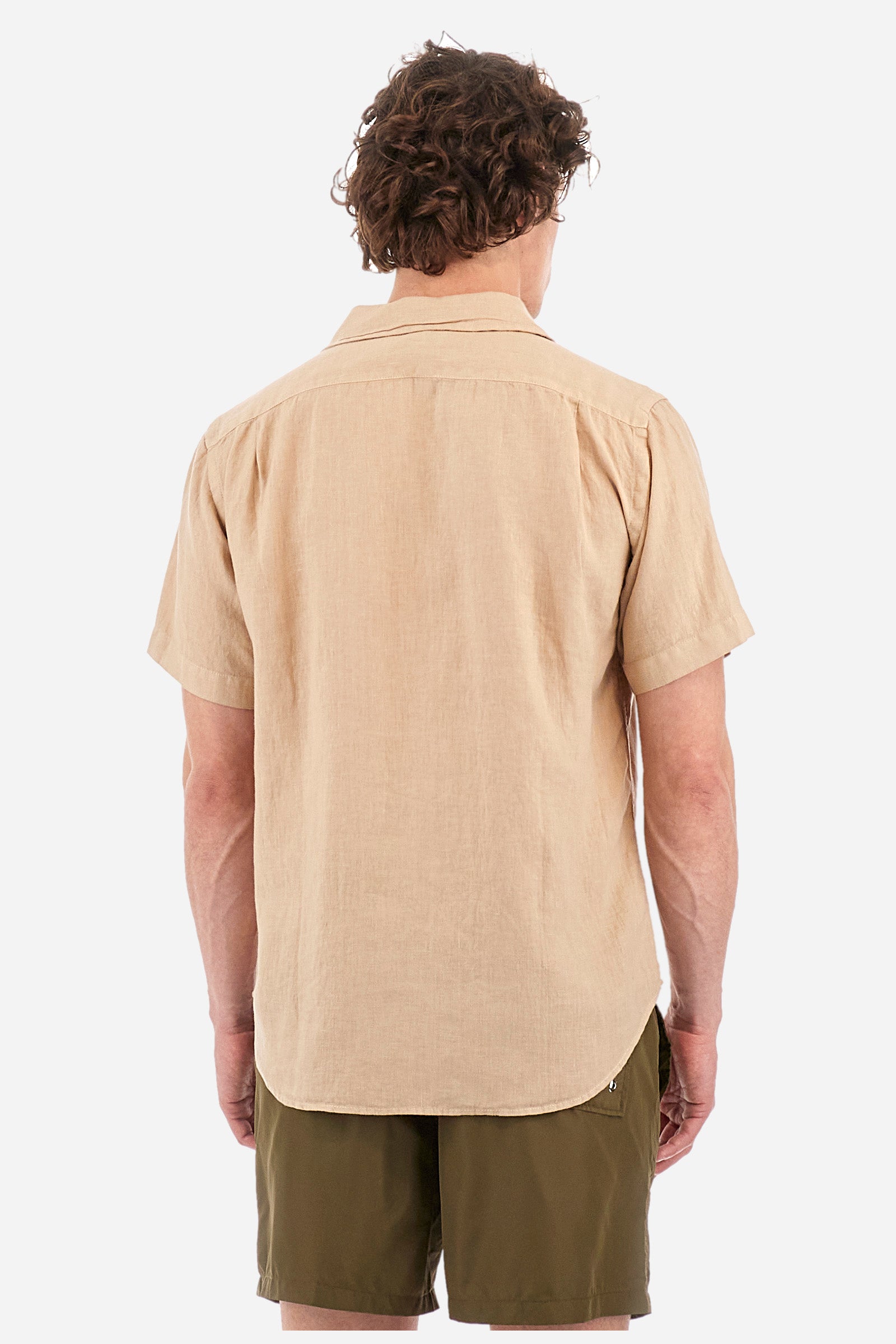 Kurzärmeliges Hemd aus Leinen - Varoun