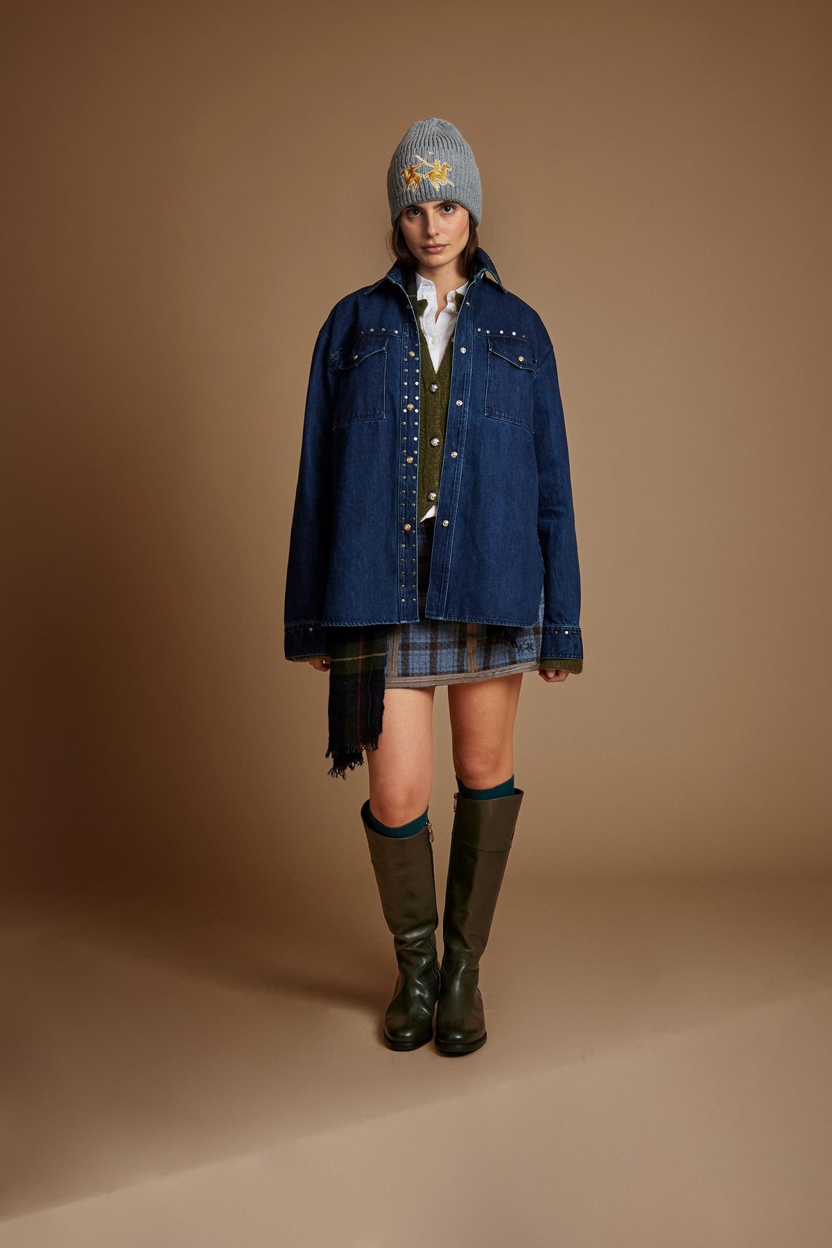 Women's oversized denim shirt - Dalma