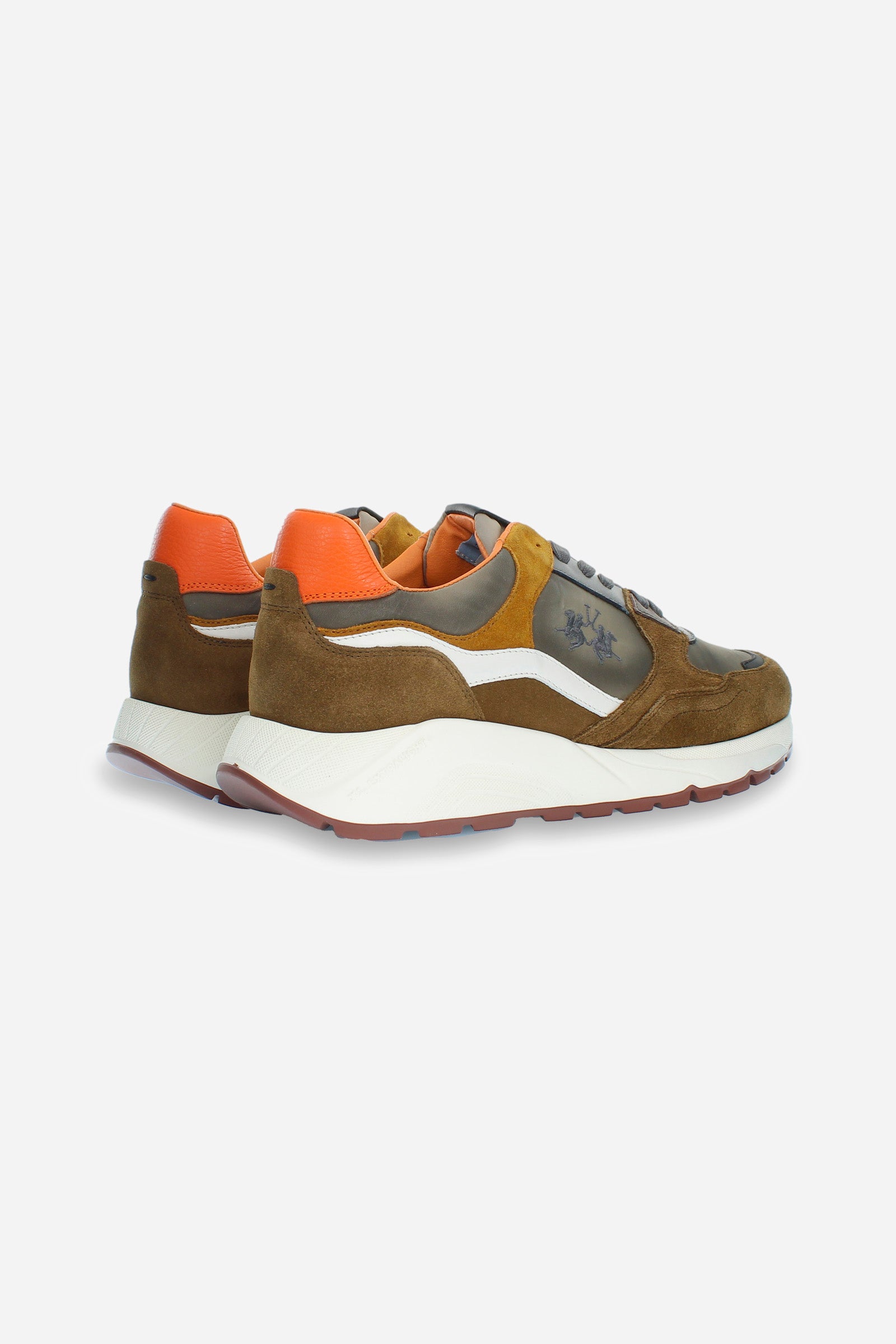 Men's multi-coloured trainer in suede - "INDIPENDENCIA 1810"