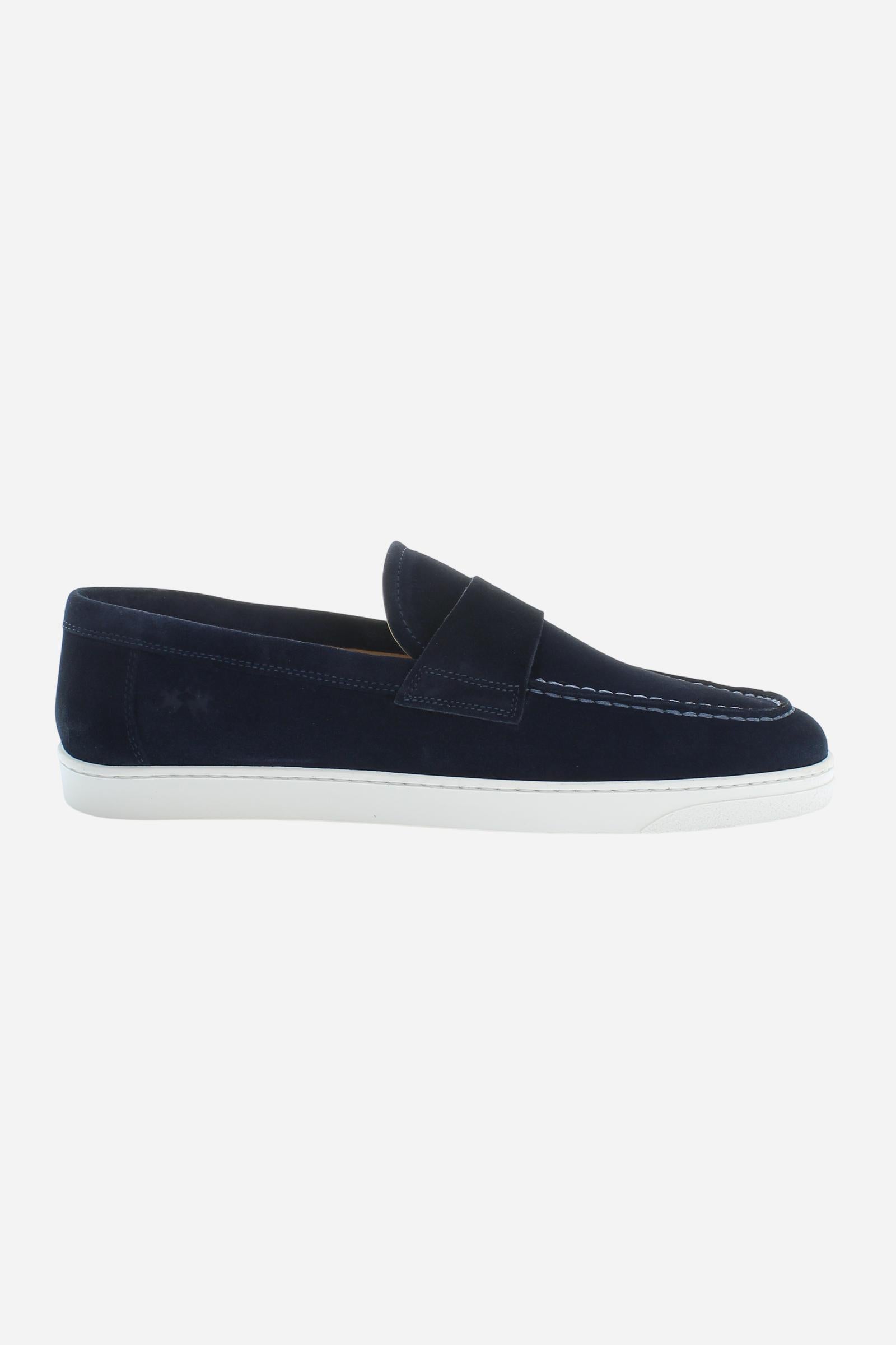 Men’s suede loafers with EVA sole - Velvet