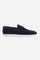Men’s suede loafers with strobel construction and contrast EVA sole. Tone-on-tone side logo. - Salute                                                                                                                                                                                                                                                                                                                                                                                                                           