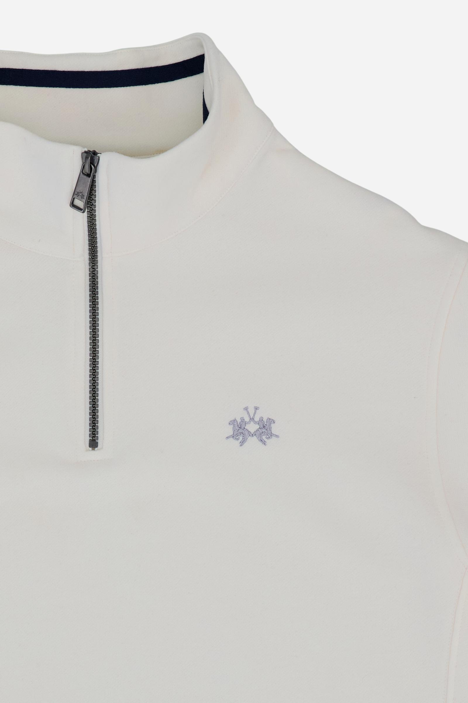 Men’s half zip cotton French Terry sweatshirt – Chalino