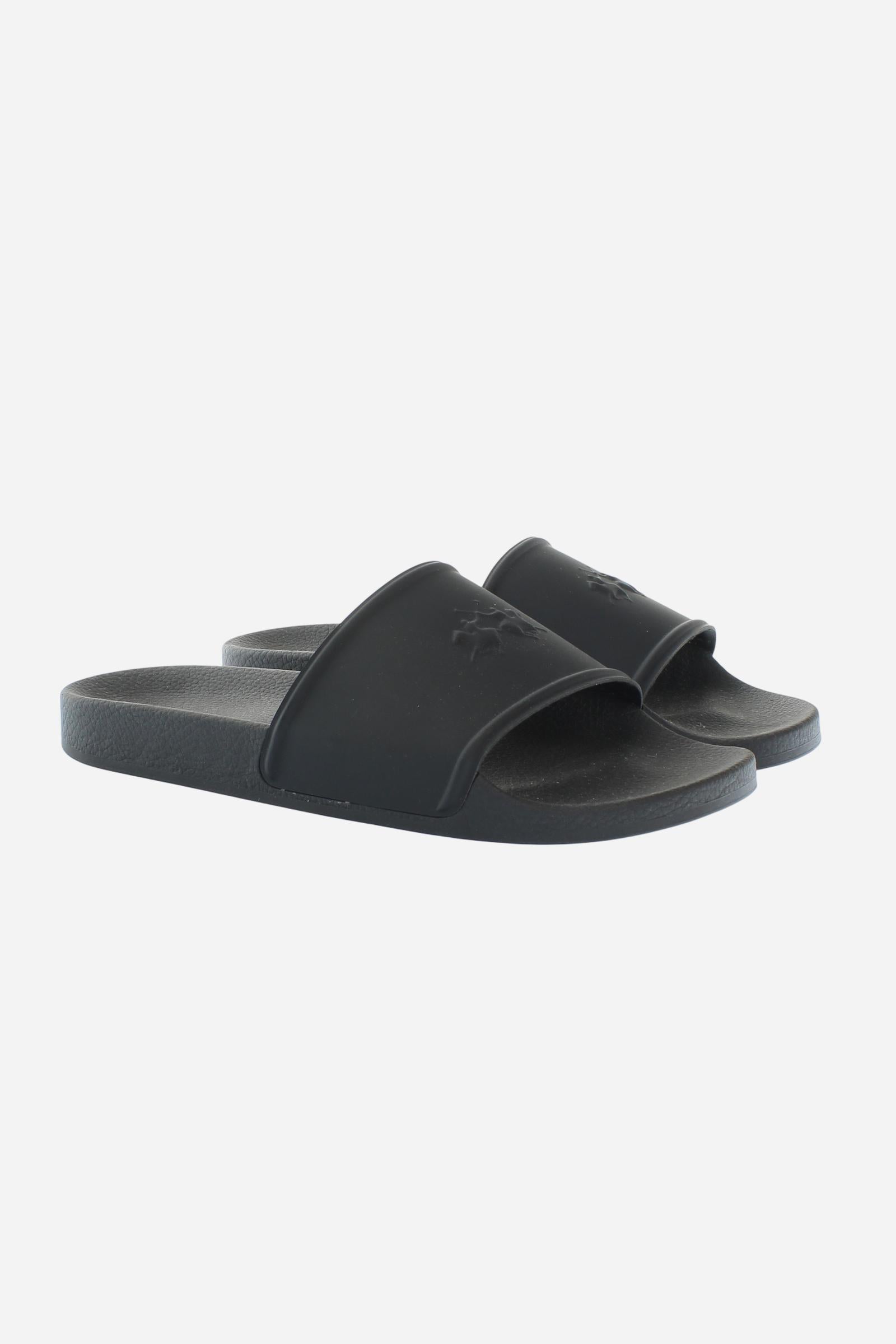 Men’s slide sandals with embossed block logo - Breeze
