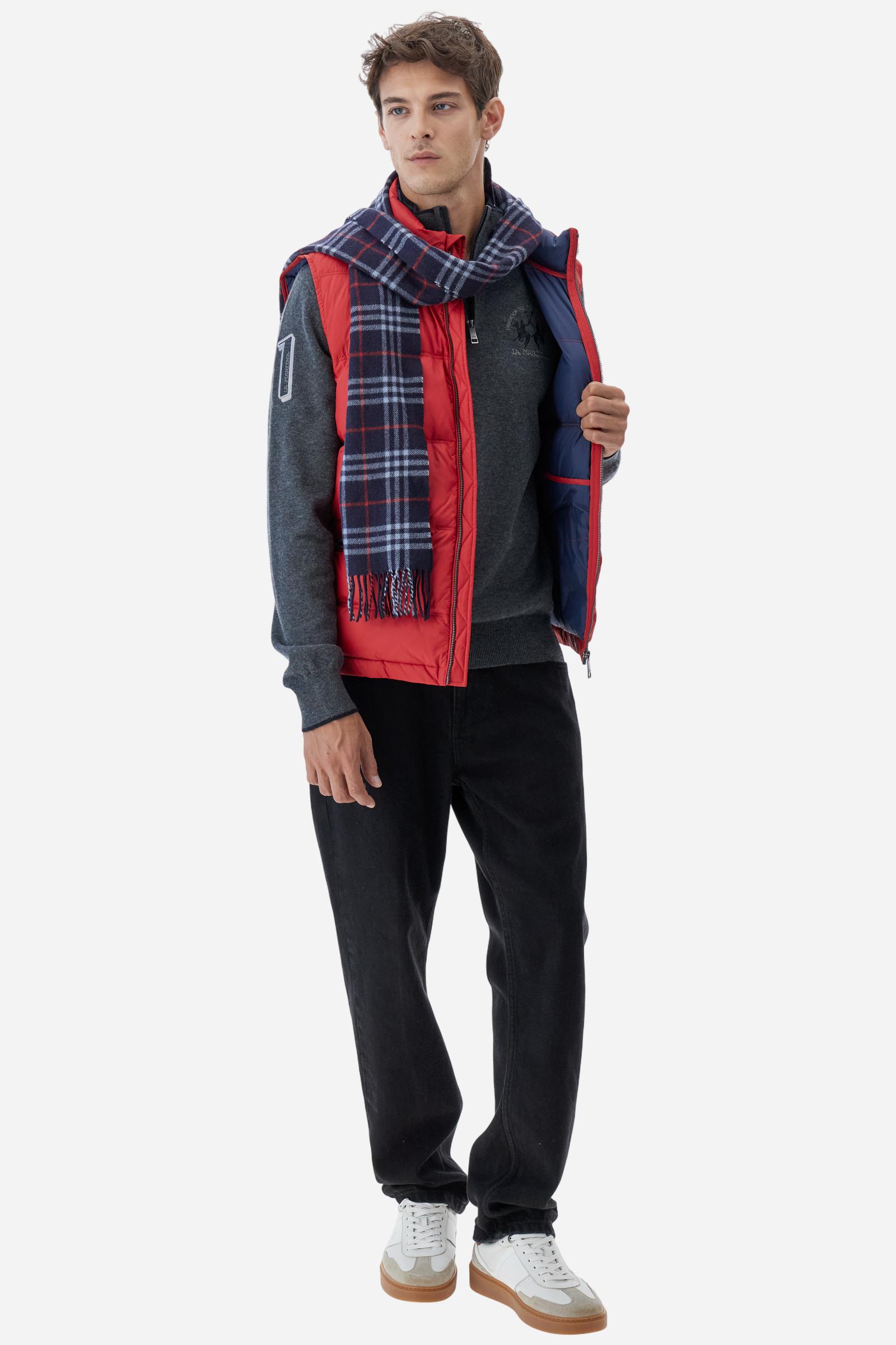 Men’s wool half‑zip mock‑neck sweater - Breehan