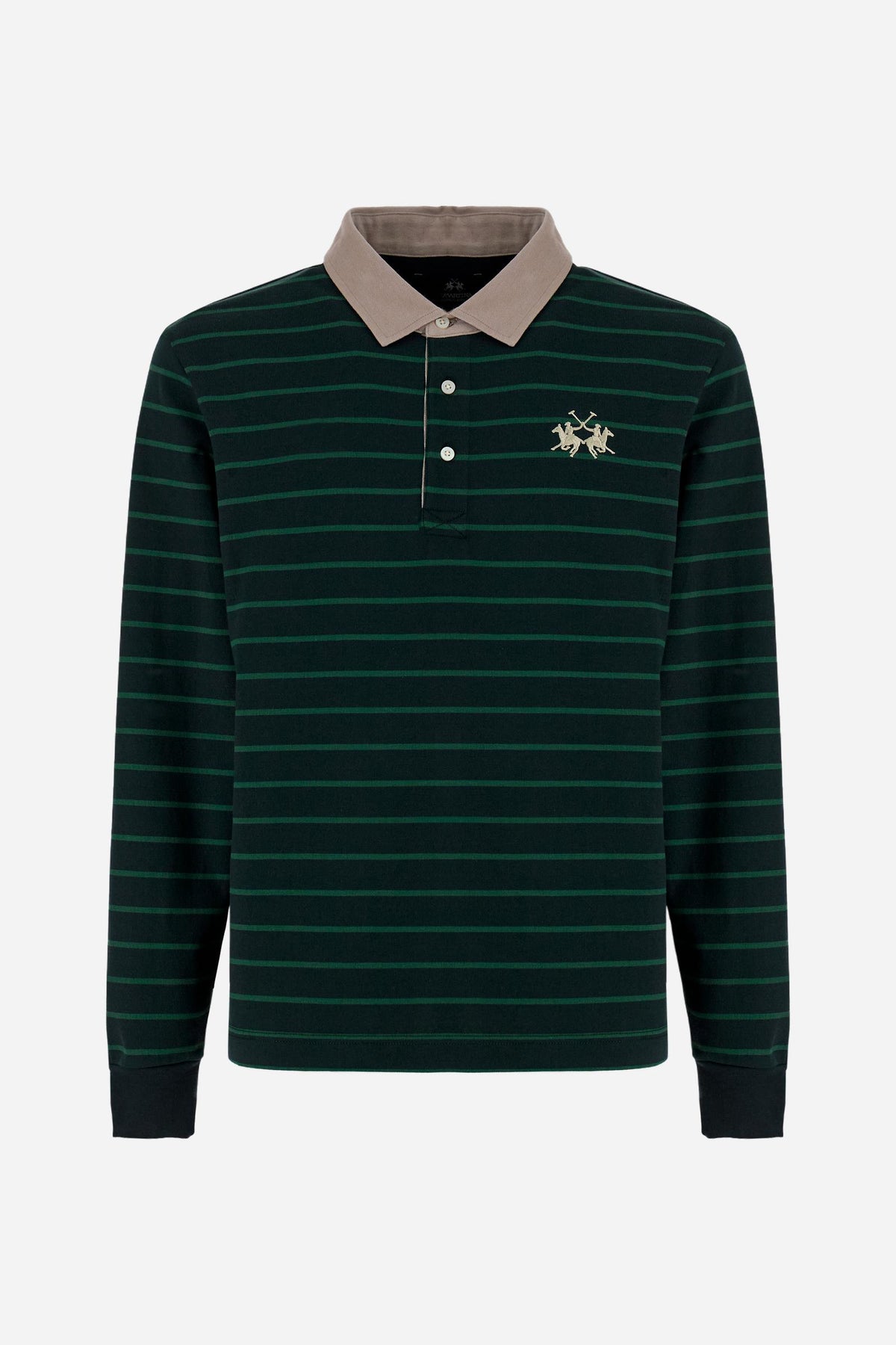 Herren-Polo aus Baumwolle mit langen Ärmeln Dean