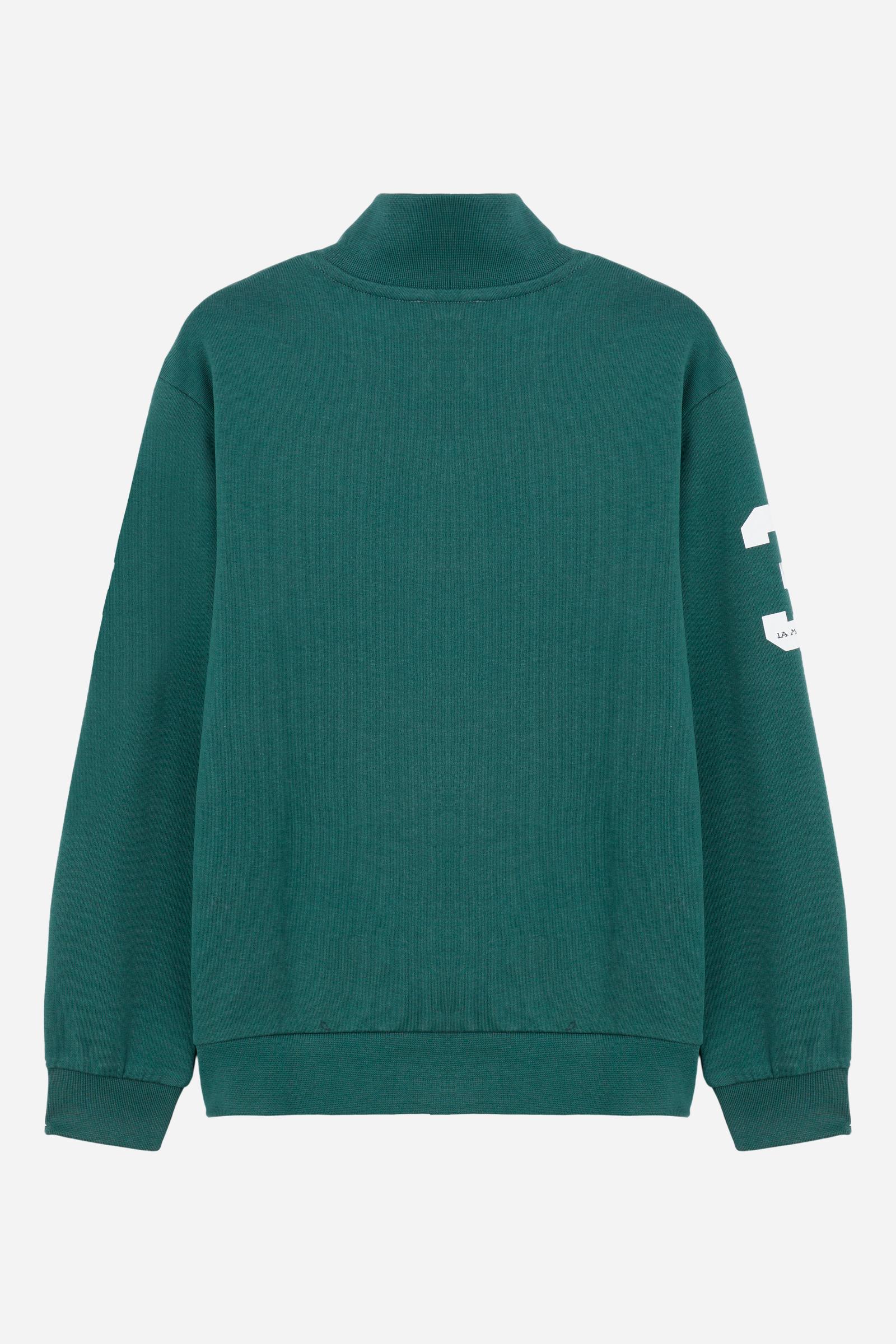 BOY FULL ZIP SWEATSHIRT COTTON
