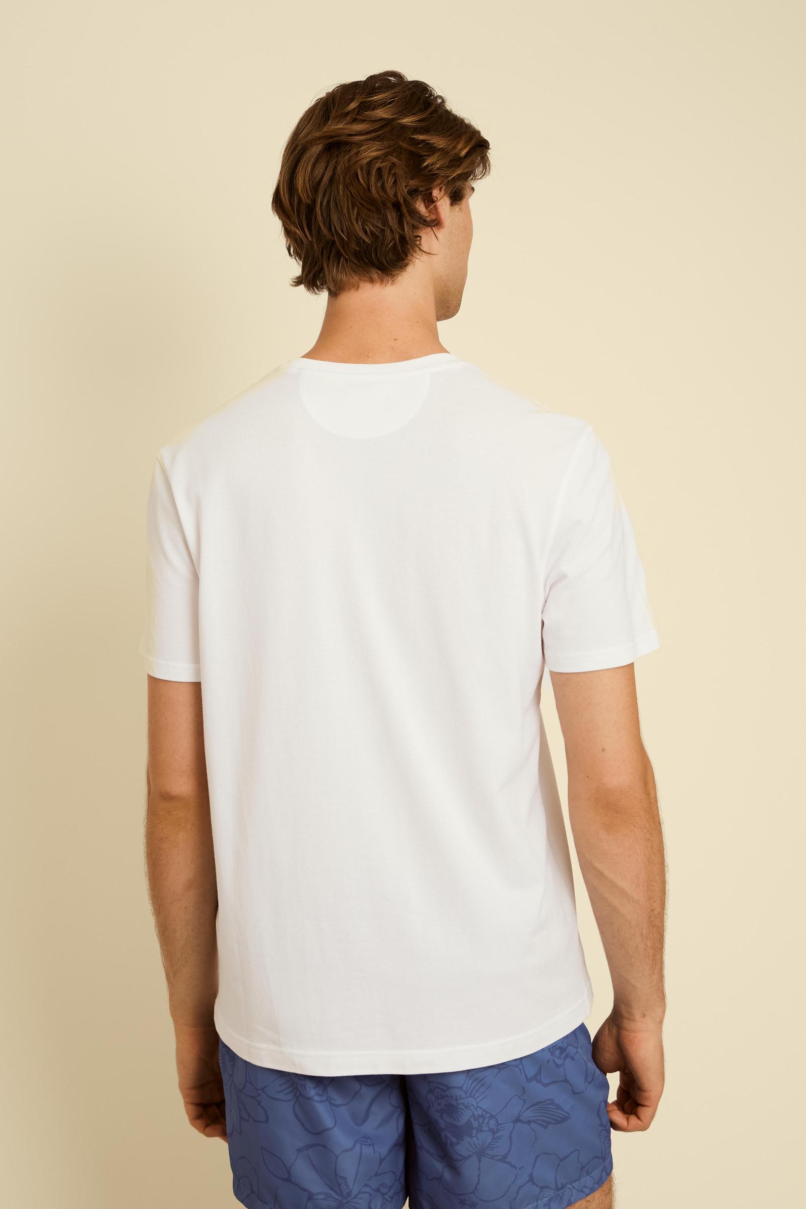 Herren-Piqué-T-Shirt mit Tasche – Agustin