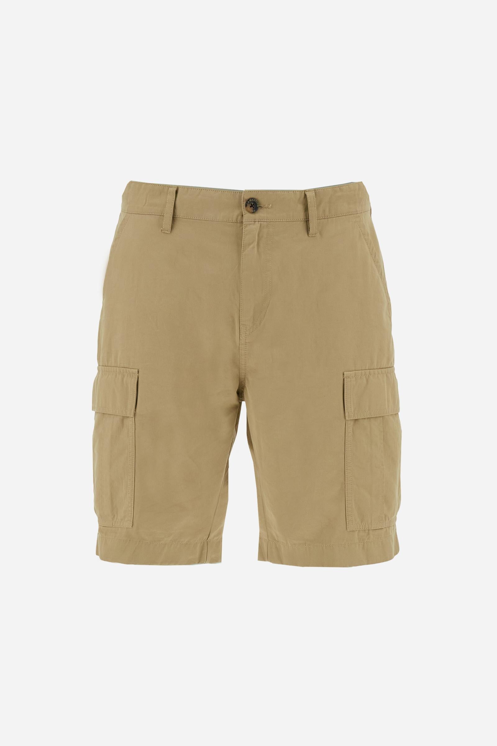 Men's cotton twill cargo Bermuda shorts Black Label Edition – Chav