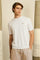 Pull homme col rond en coton et soie - Carbonell