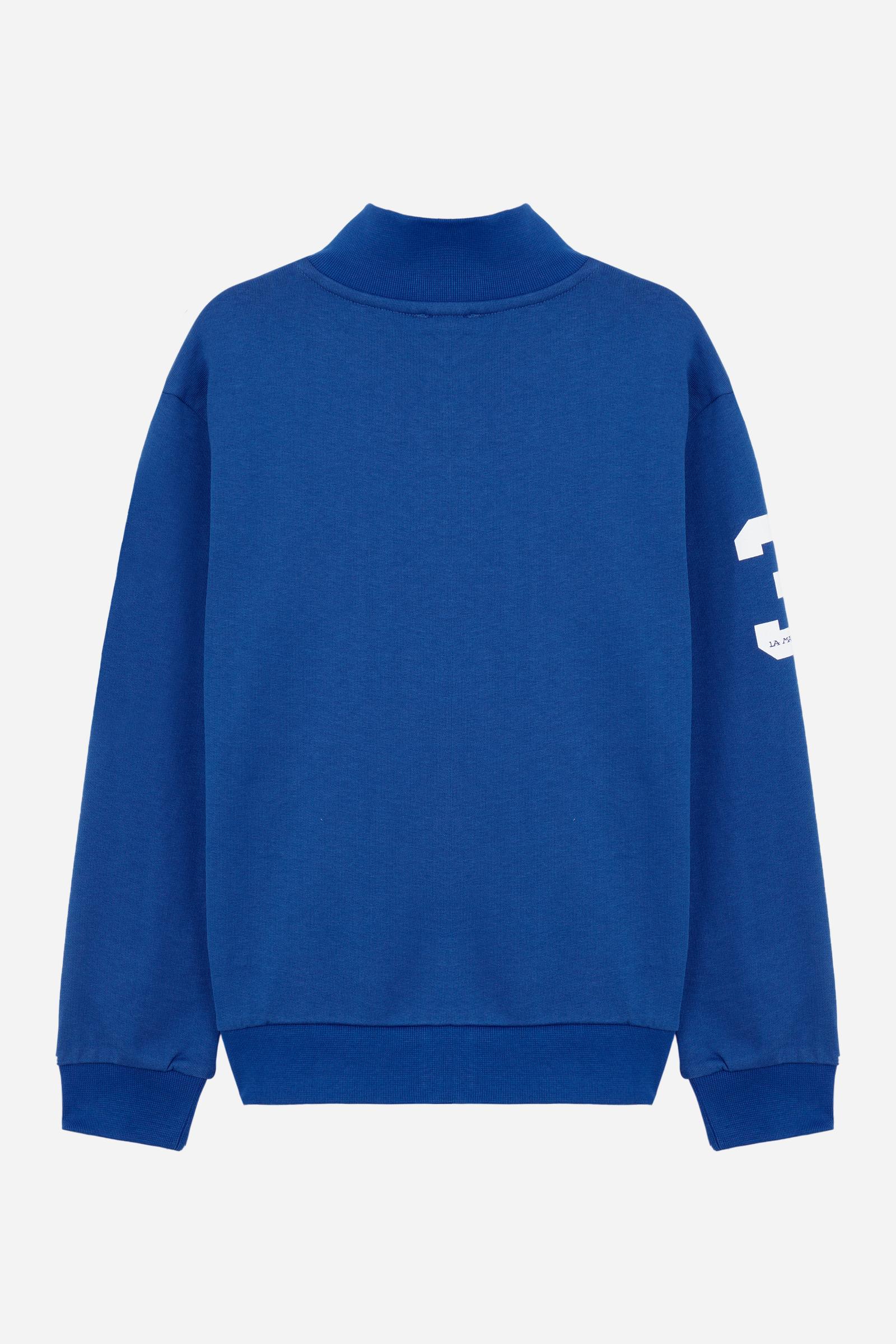 BOY FULL ZIP SWEATSHIRT COTTON