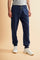 Men's 100% cotton jogging trousers in a regular fit - Navy                                                                                                                                                                                                                                                                                                                                                                                                                                                                      