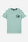 Short-sleeved T-shirt for boys made from 100% cotton jersey in a solid colour. The classic style features a regular fit, tonal ribbed crew neck and contrast inner sweatband. The brand’s Team logo, embroidered on the chest in a contrast colour, adds an iconic and distinctive detail. An essential and versatile garment, ideal for the everyday wardrobe. - Opal