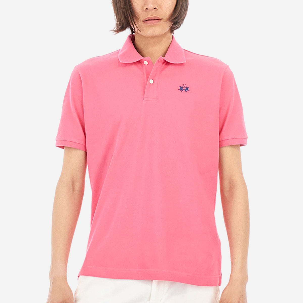 Kurzarm-Poloshirt mit geradem Schnitt für Herren - Tex | La Martina