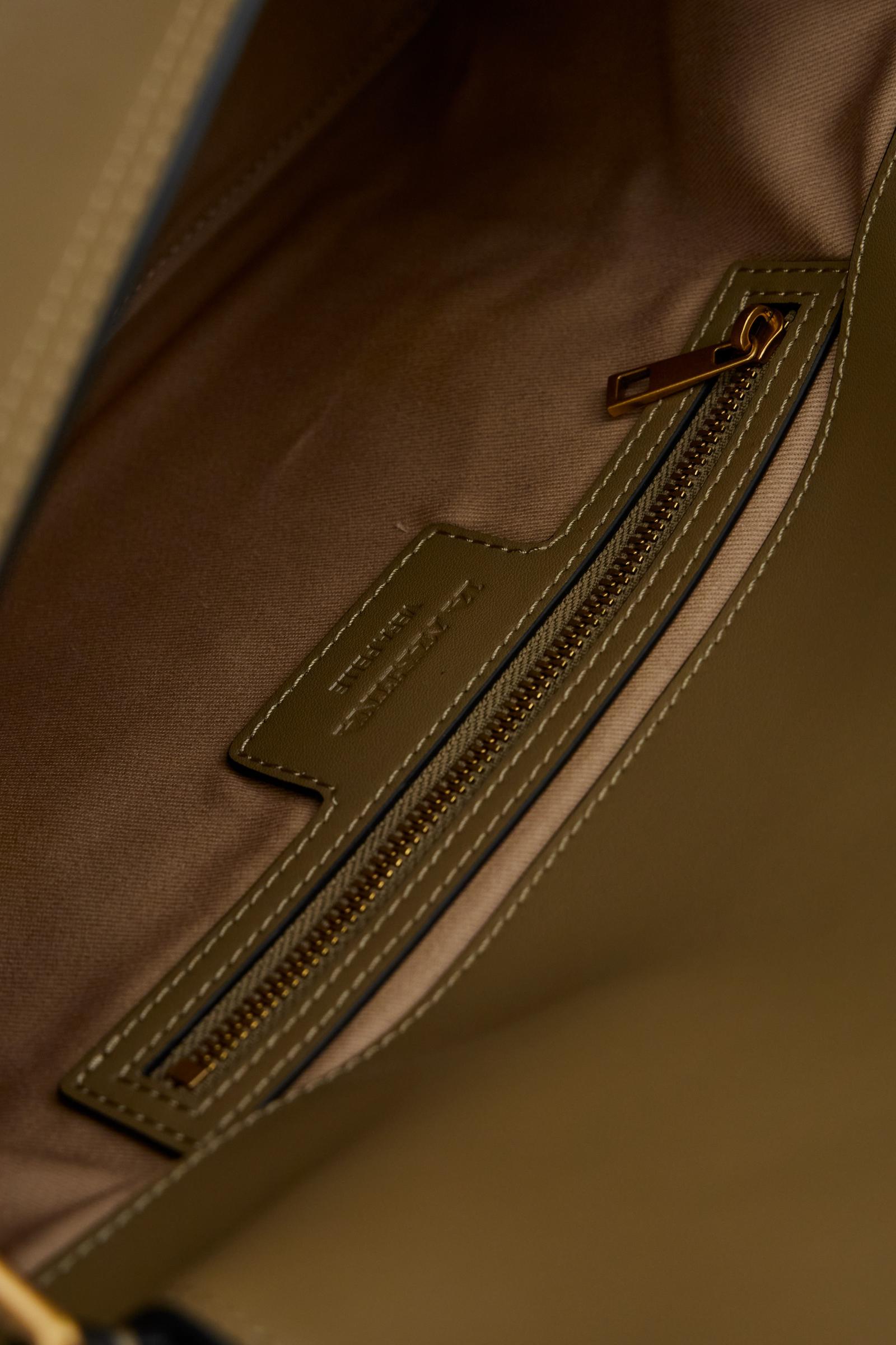 Handtasche mit Schulterriemen aus Leder - Selva