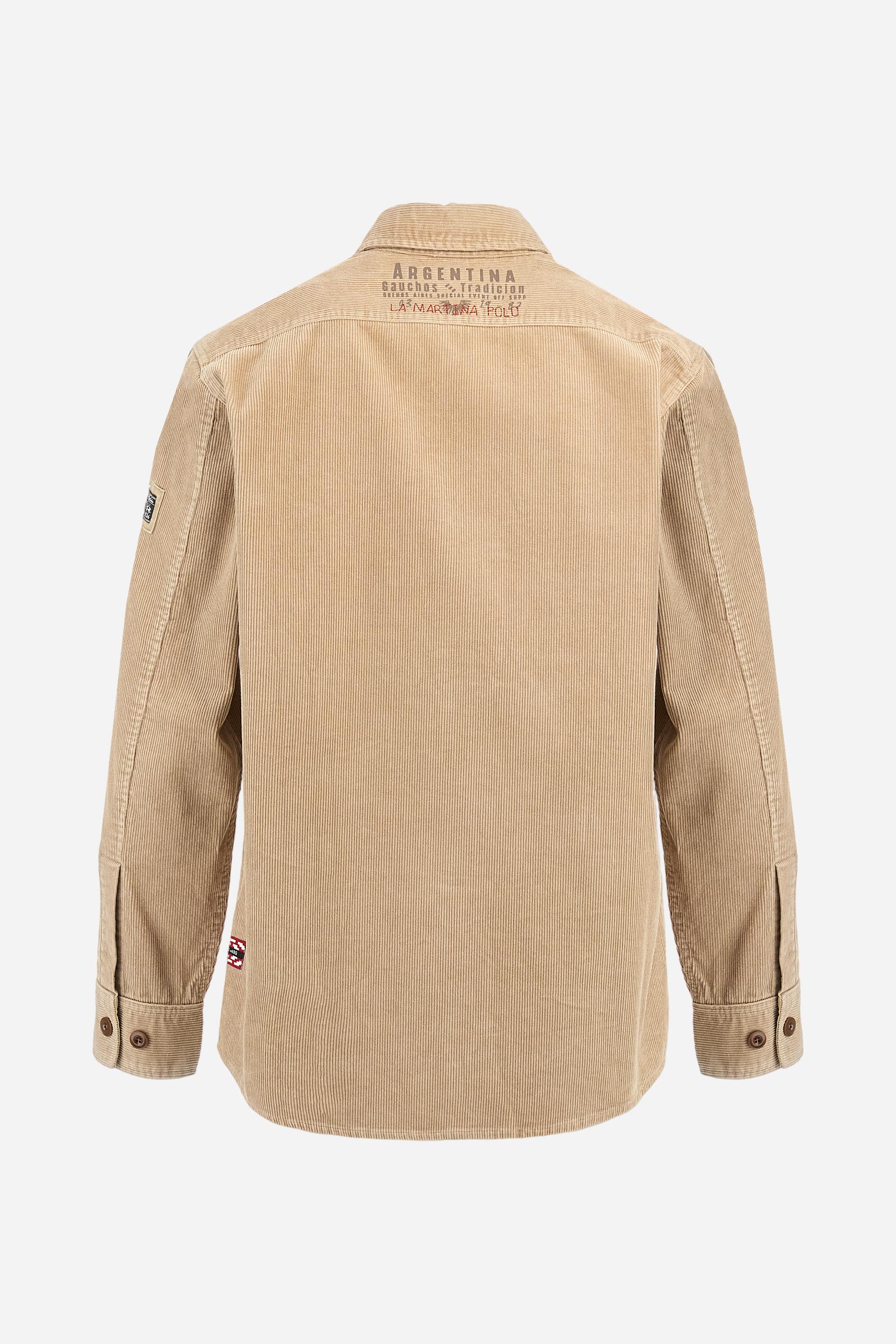 Surchemise homme en velours rayé - Bob