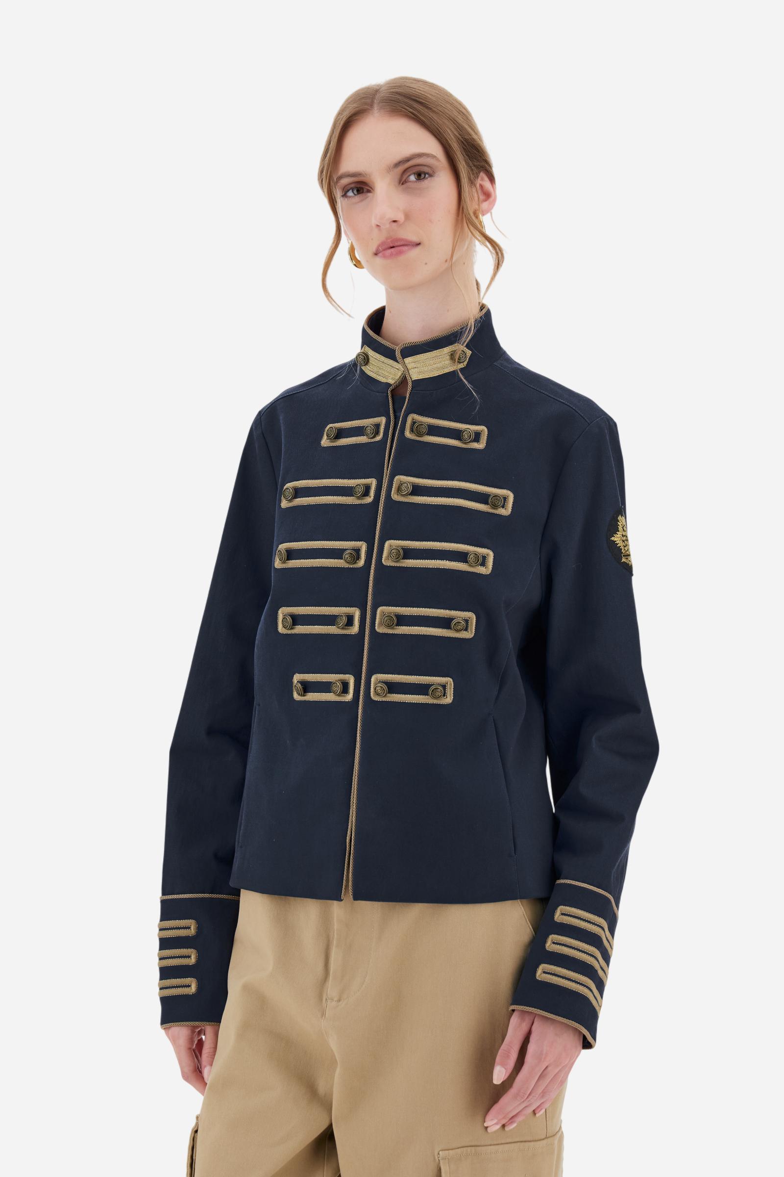 Chaqueta militar de hombre en sarga elástica - Bella