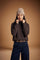 Women's lambswool turtleneck sweater with a soft, ribbed collar, fitted bust, ribbed cuffs and hem, and subtle embroidered logo for a clean, elegant look. - Hot Fudge