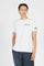 Men’s short-sleeved t-shirt in soft jersey cotton, crew neck. Solid color, but with a contrasting print, with essential lines, on the back. The garment is part of the capsule in collaboration with Pininfarina, whose logos are printed on the sleeve and chest. The t-shirt is ideal to match with a collection denim or a solid color trousers. The regular fit adapts to any type of build, maintaining soft lines and making the garment extremely comfortable. The model is 187 cm tall and wears a size L. - Optic White