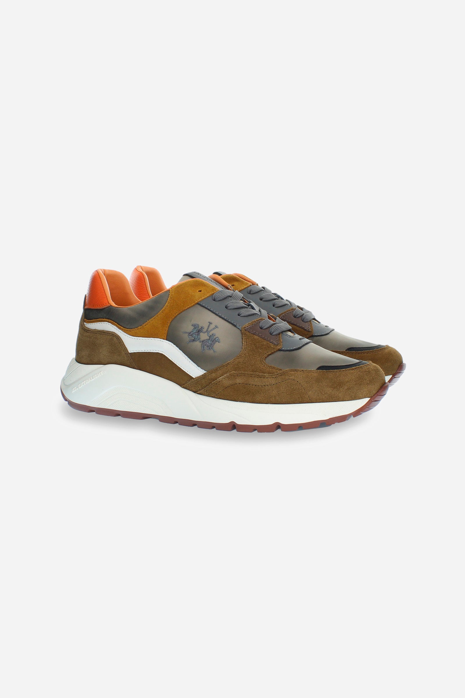 Sneaker in camoscio uomo multicolor - INDIPENDENCIA 1810»