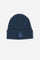 Unisex plain ribbed beanie, made from synthetic fabric. The logo appears on the patch appliquéd on the front. - Navy