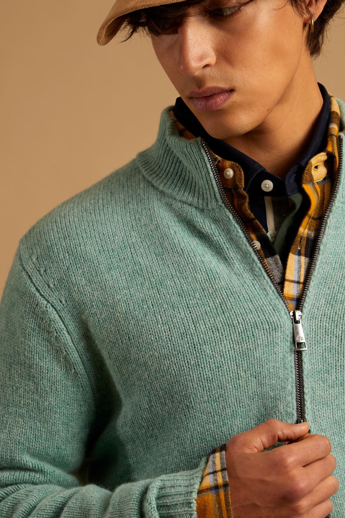 Men's full-zip sweater in merino wool - Ero