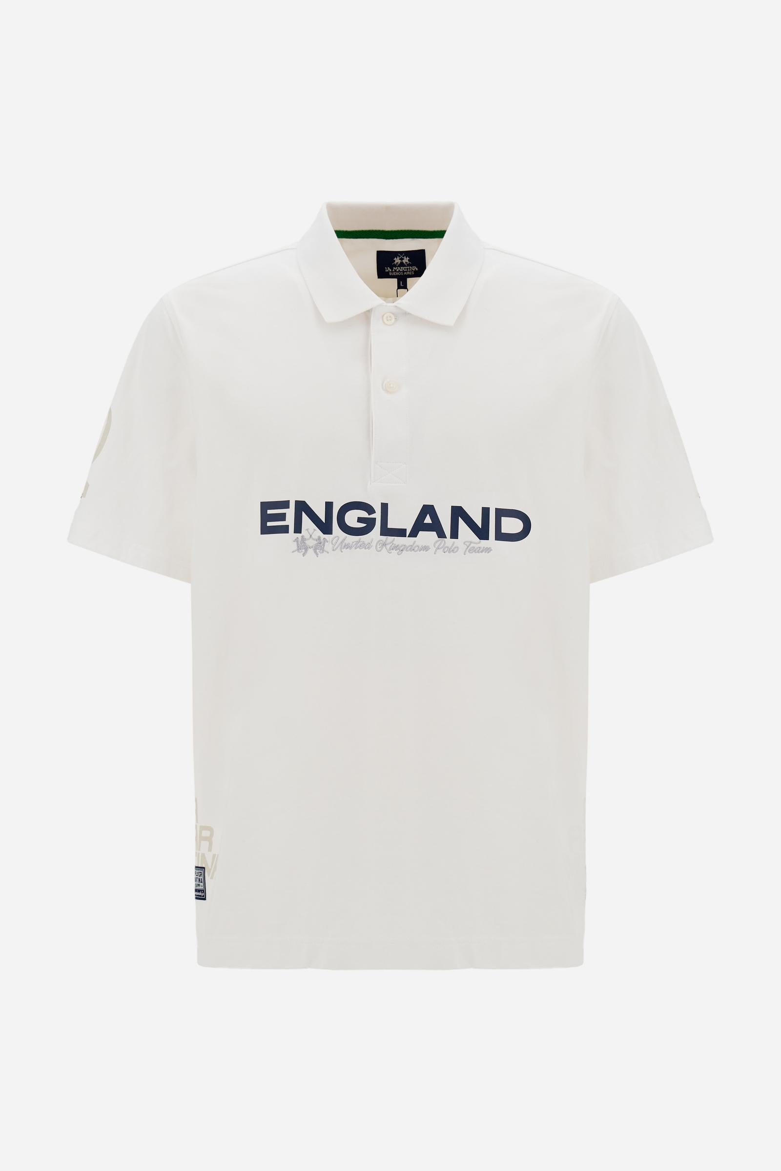 Men's cotton jersey polo England Edition - Cosmo – La Martina