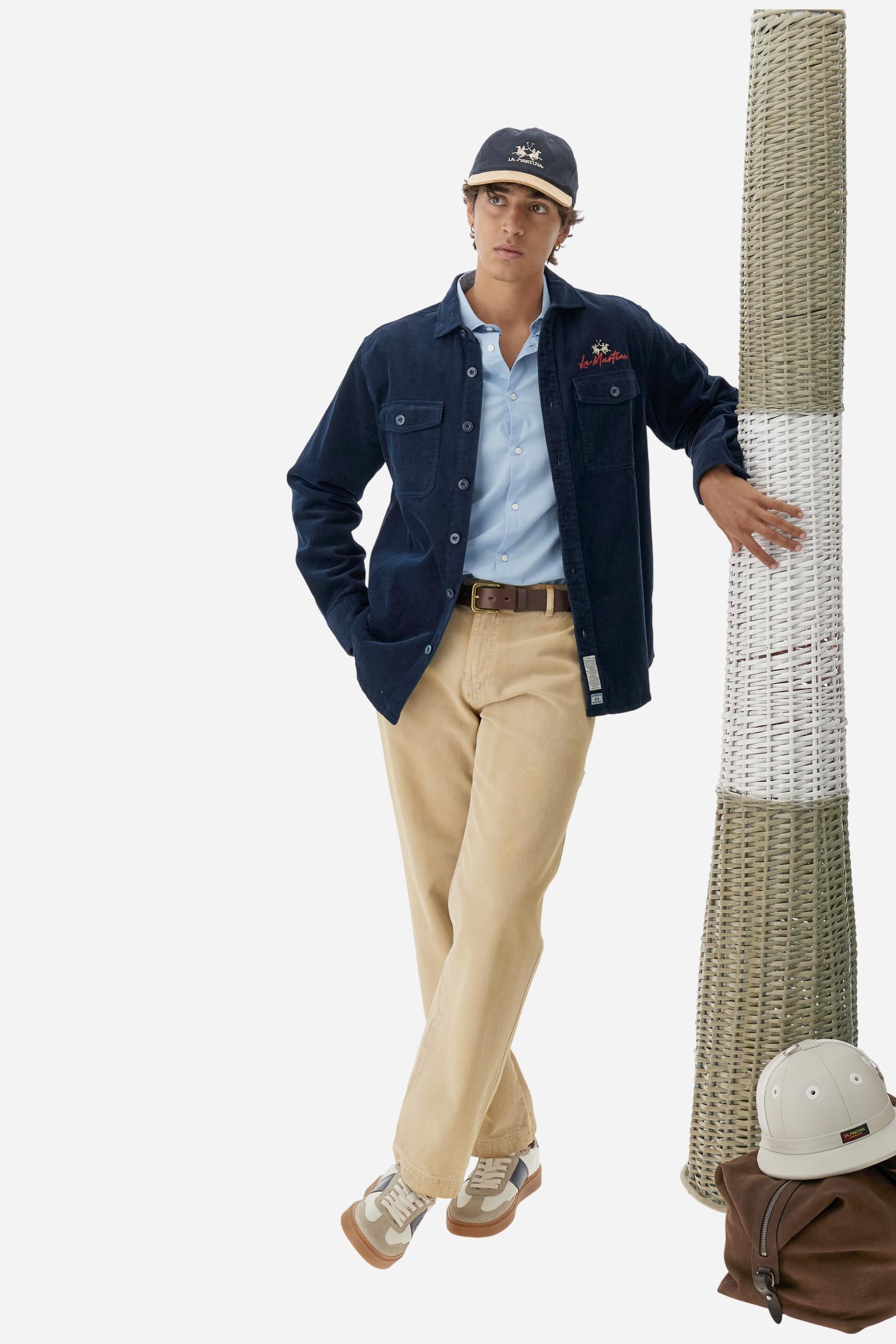 Surchemise homme en velours rayé - Bob