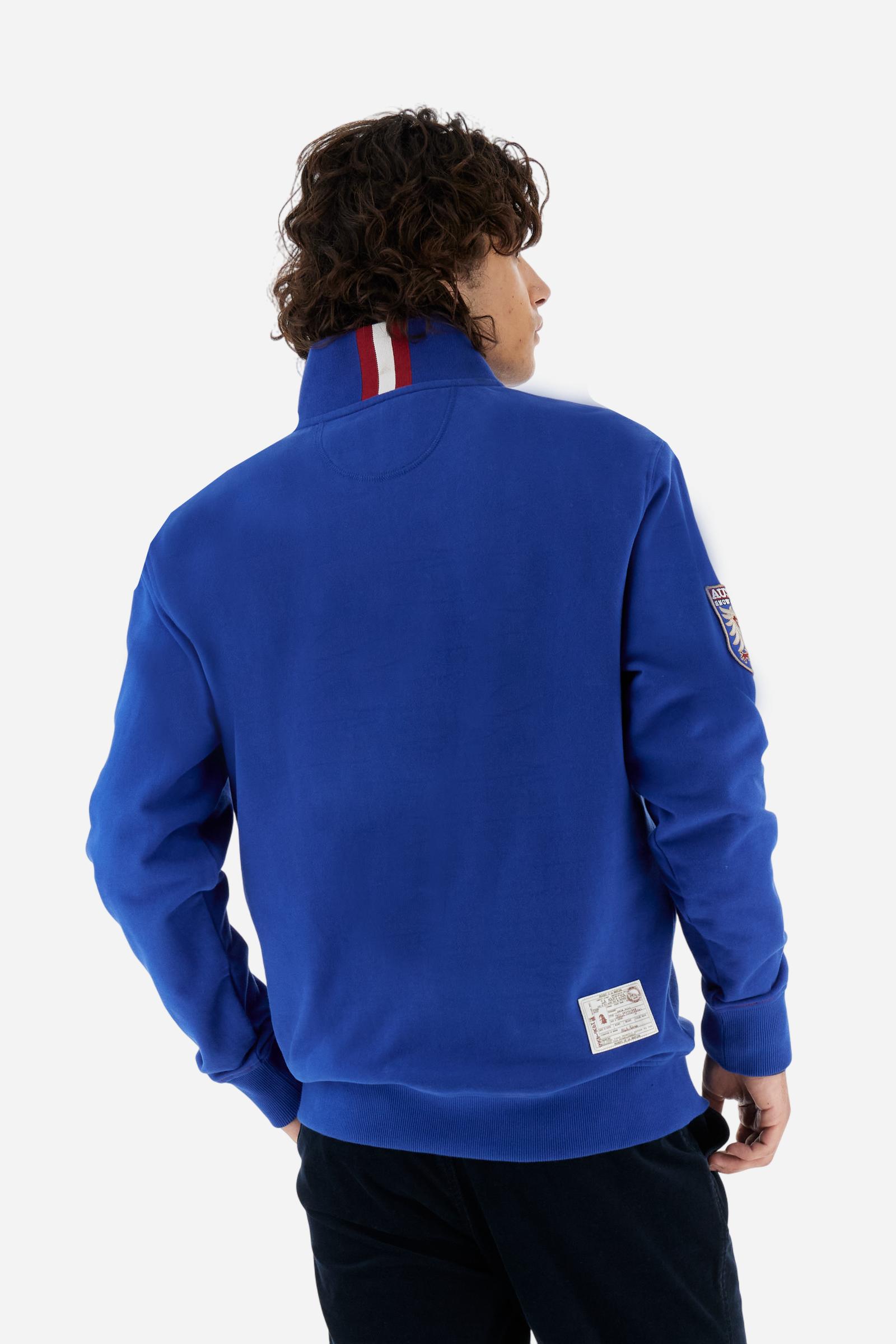 Sweat homme col montant zippé - Boris