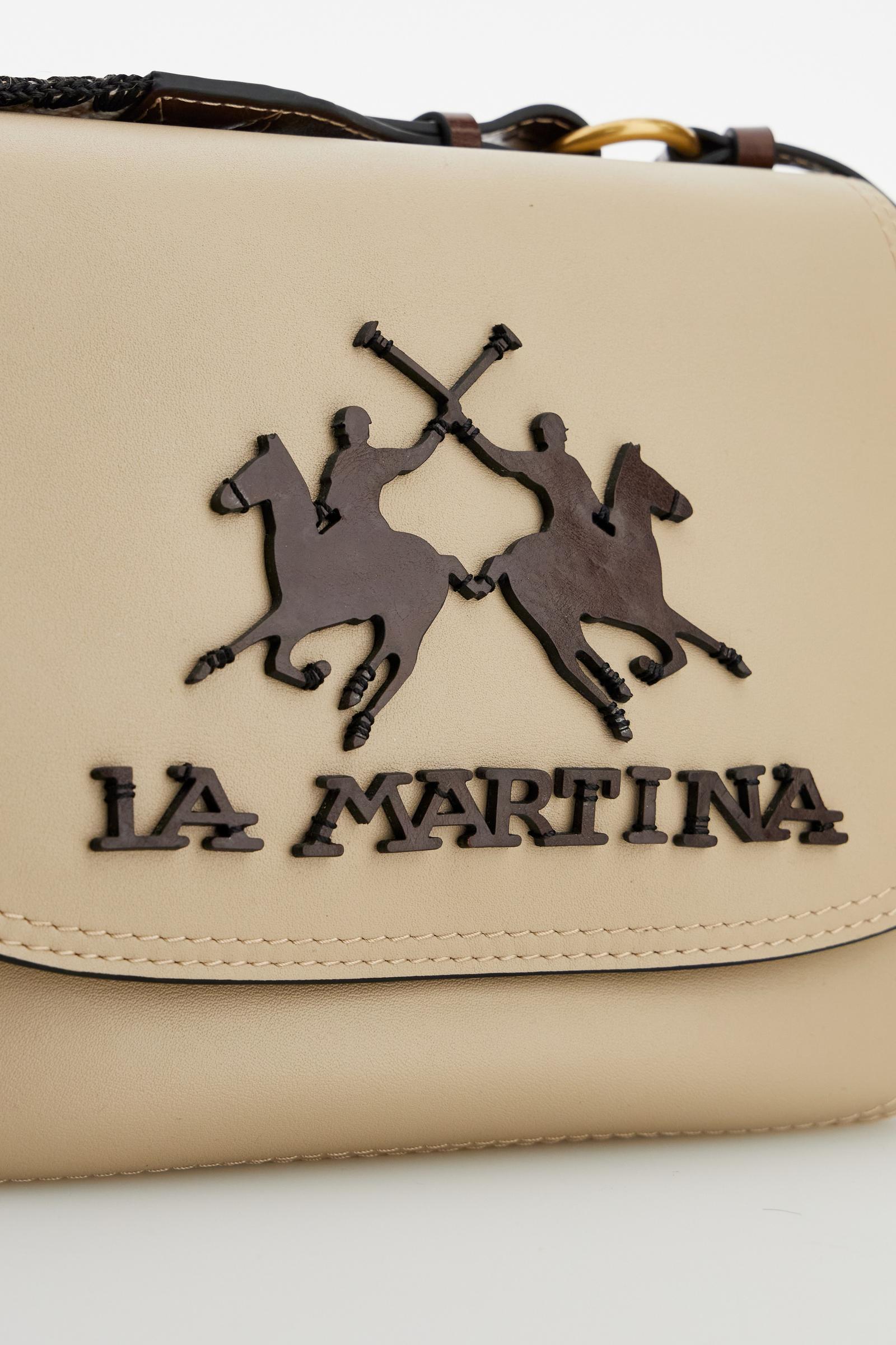 Women's ethnic crossbody bag with maxi logo - Crossbody Argentine Soul