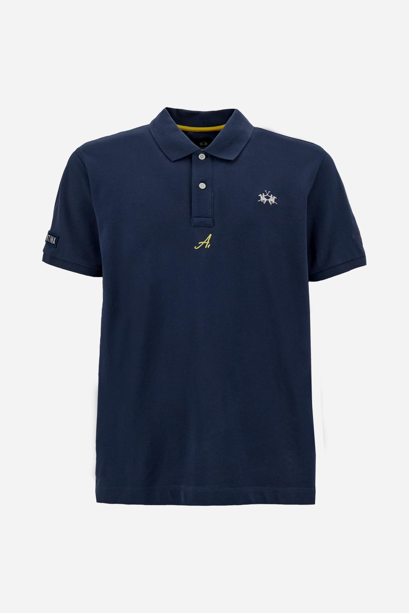 Men’s short-sleeve piqué polo Nations collection - Charo