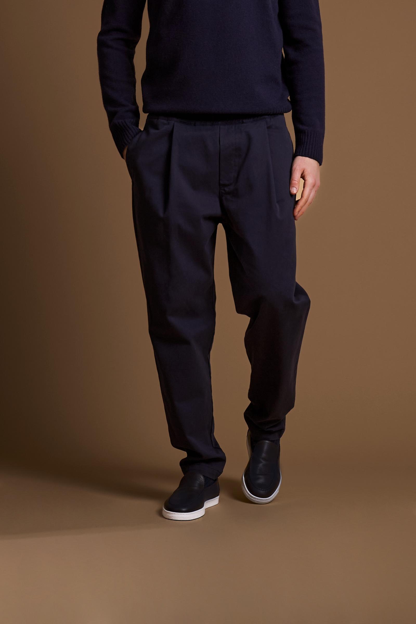 Men's long pants, stretch twill, relaxed fit - Felix