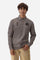 Long-sleeve polo shirt crafted from 100% high-quality cotton jersey. The velvety fabric offers a warm, cozy feel, perfect for cooler seasons. Ribbed collar and cuffs in matching tone, with a three-button personalized placket. A small multicolor embroidered logo sits below the opening, while tonal patches in different shapes and textures, inspired by Argentine culture and Gaucho tradition, decorate the chest and back. Classic regular fit. Model wears size L. - Falcon
