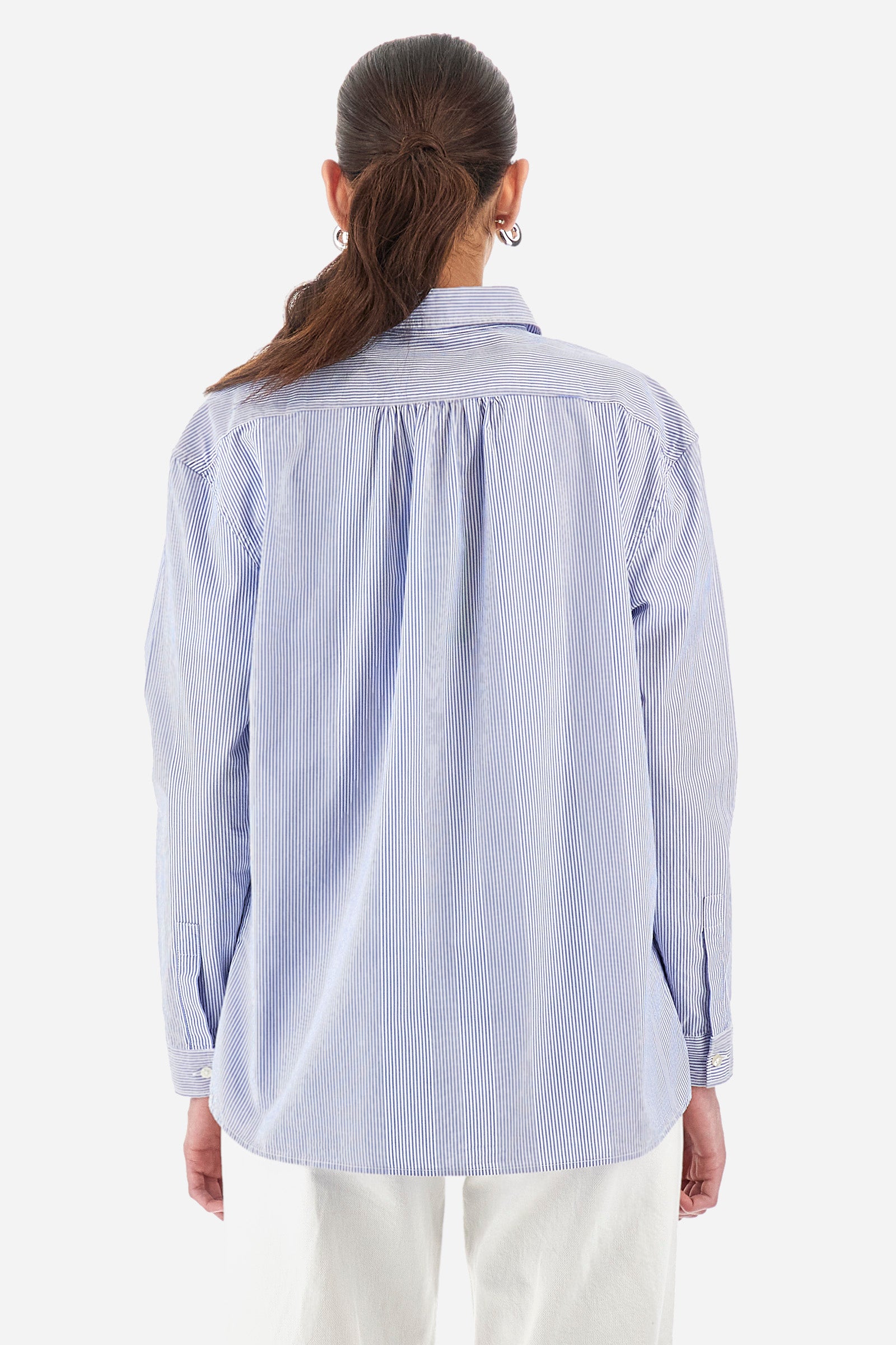 Camisa de algodón de corte recto - Yasuko