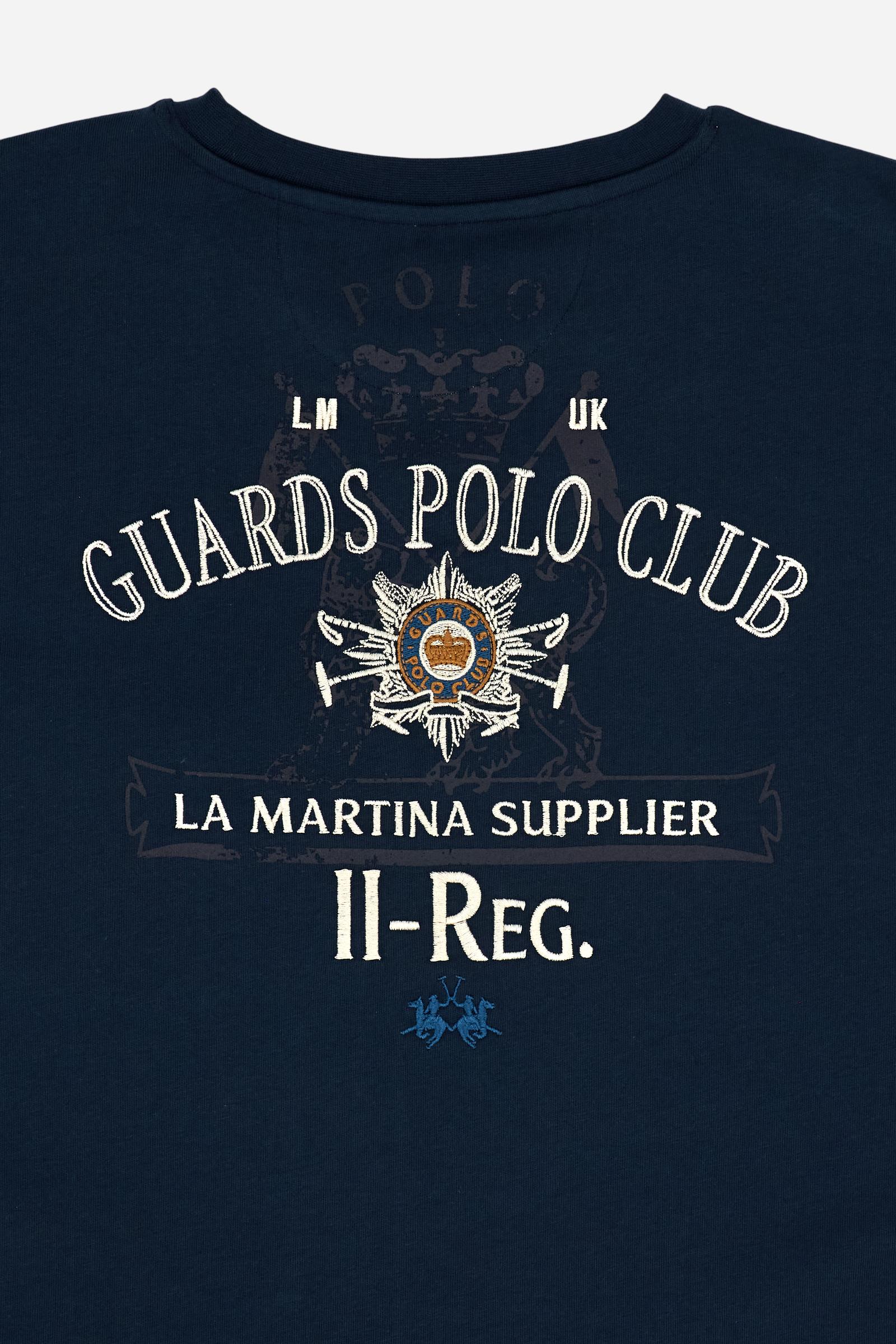 Men’s cotton T-shirt with Guards pocket – Clay