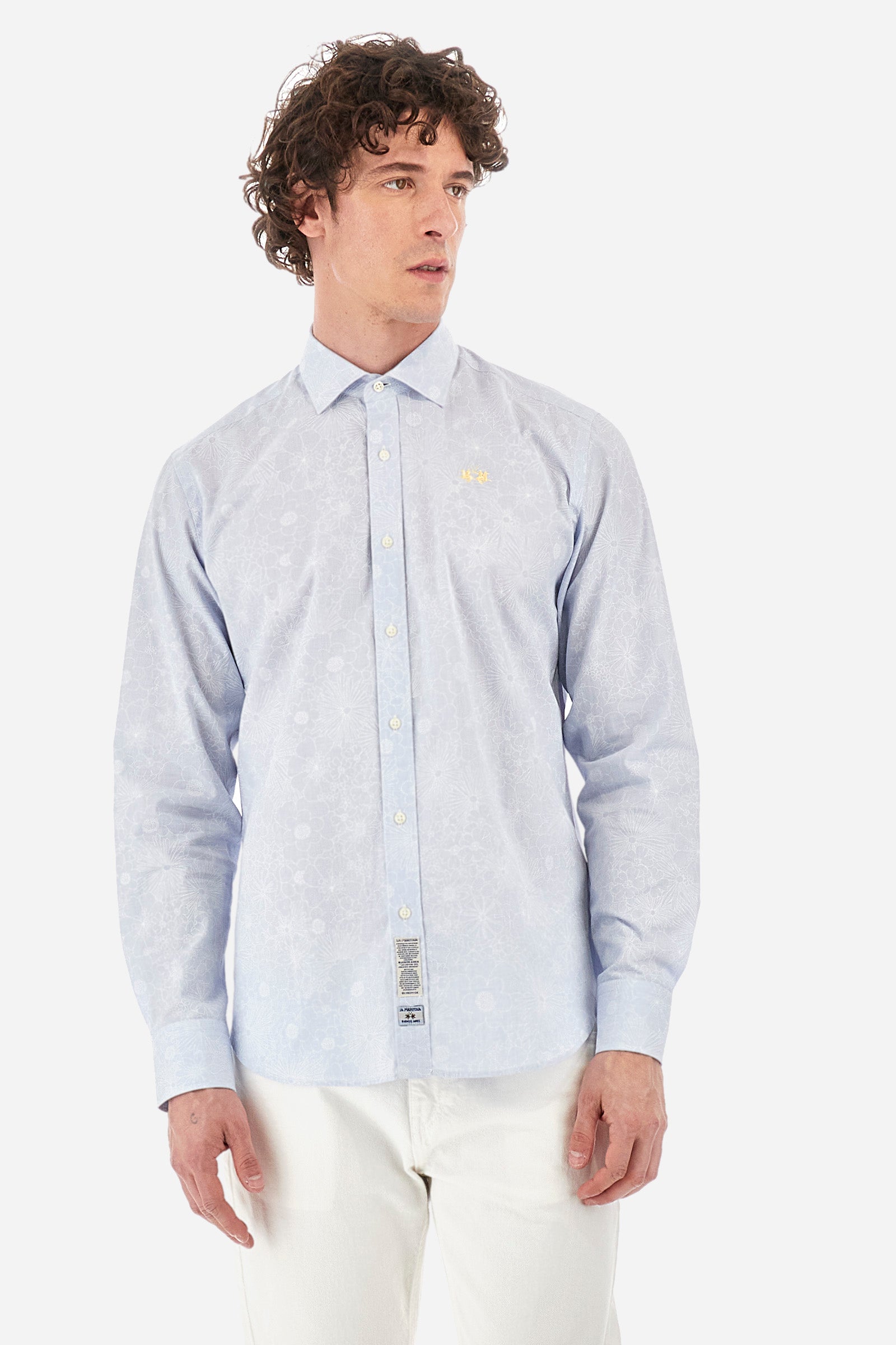 Hemd aus Baumwolle gemustert Regular Fit - Innocent