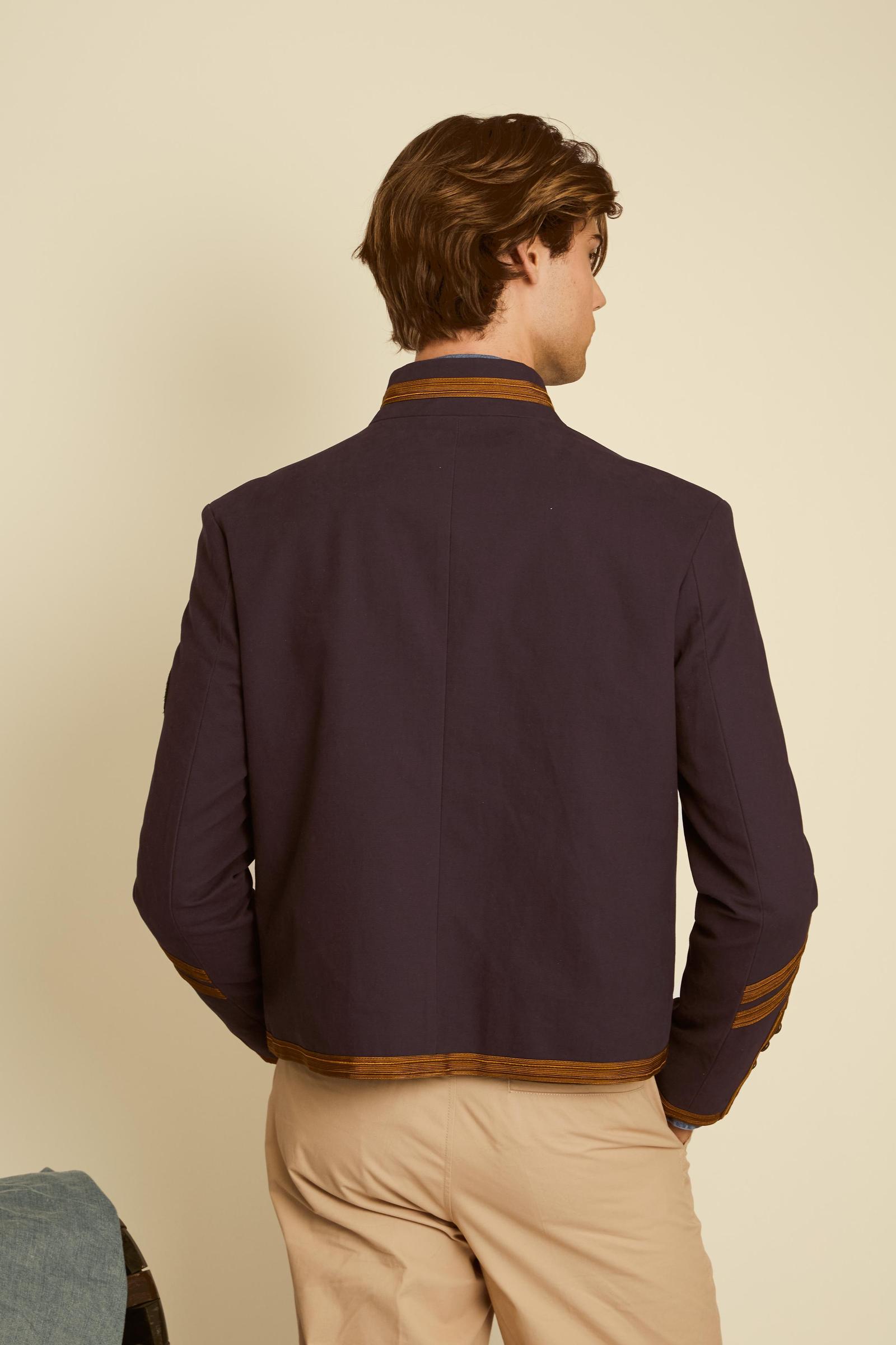 Herren Militärjacke aus Baumwoll-Canvas Guards – Carrasco