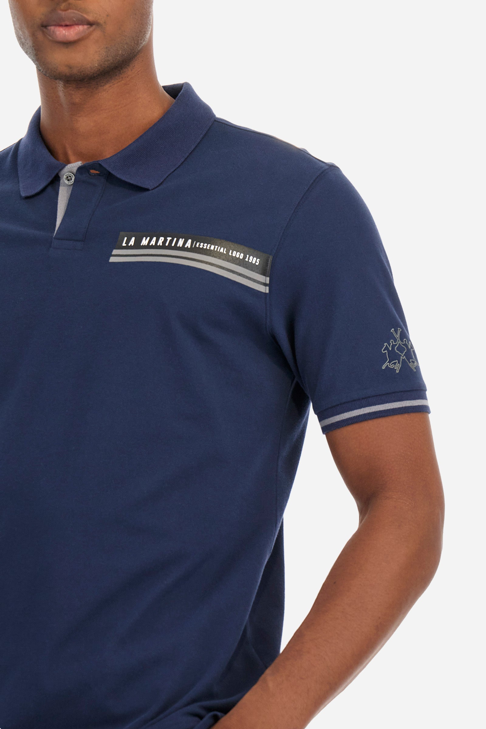 Poloshirt aus Stretch-Baumwolle, Regular Fit – Zaccariah