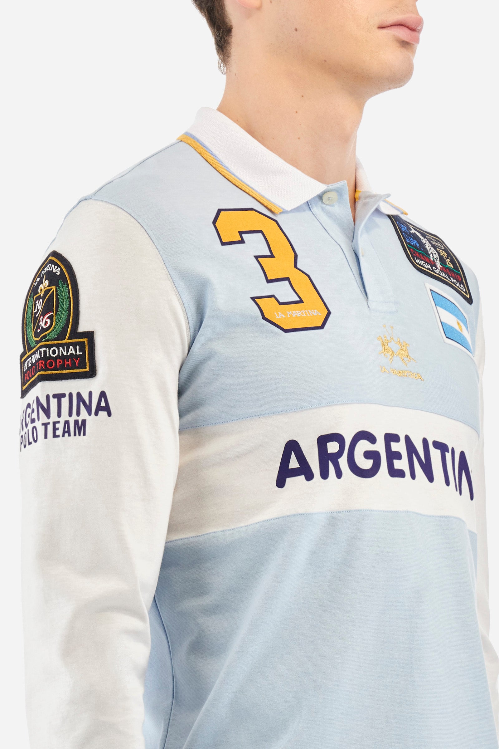 Long-sleeved Team polo shirt - Argentina