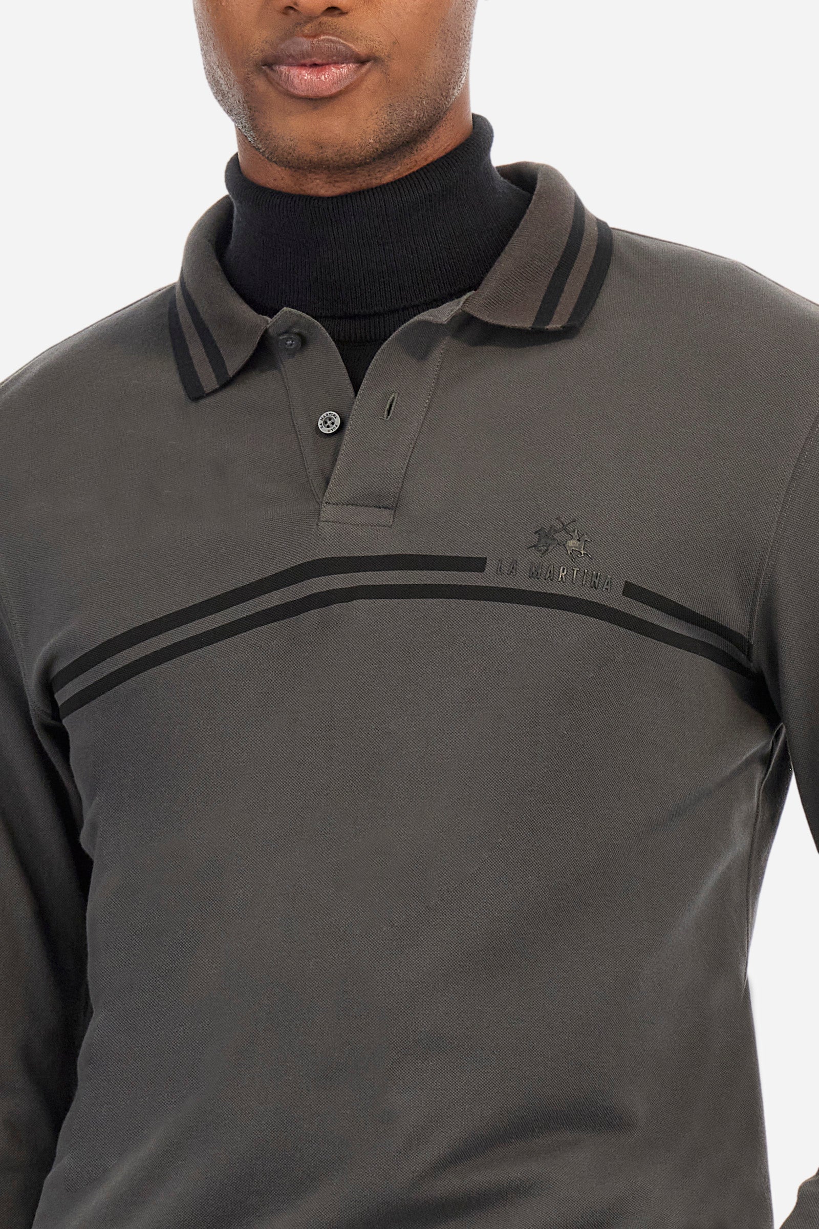 Polo regular fit in cotone elasticizzato - Zacary