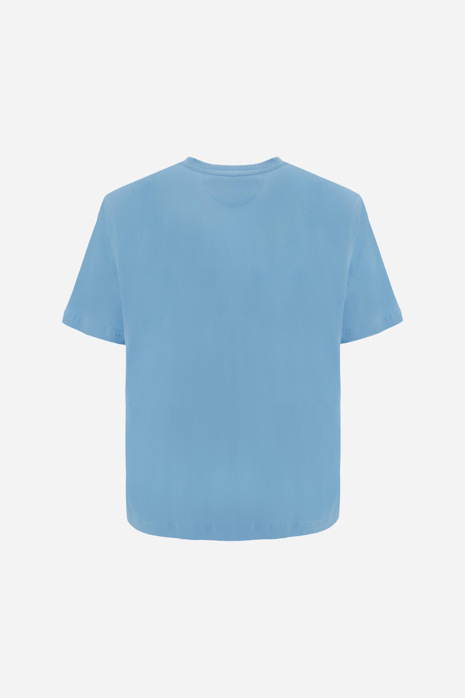 Men’s cotton jersey T-shirt with regular fit and iconic team logo embroidered on the chest. - Blue Bell                                                                                                                                                                                                                                                                                                                                                                                                                         