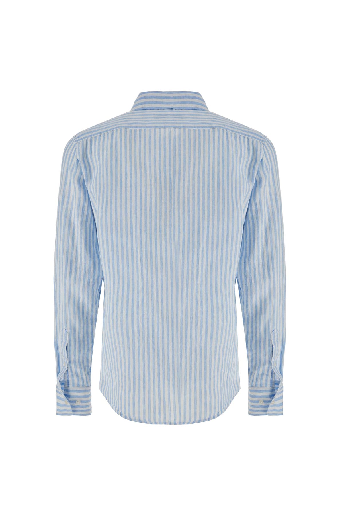 Men’s striped linen long-sleeve shirt - Rodolfo
