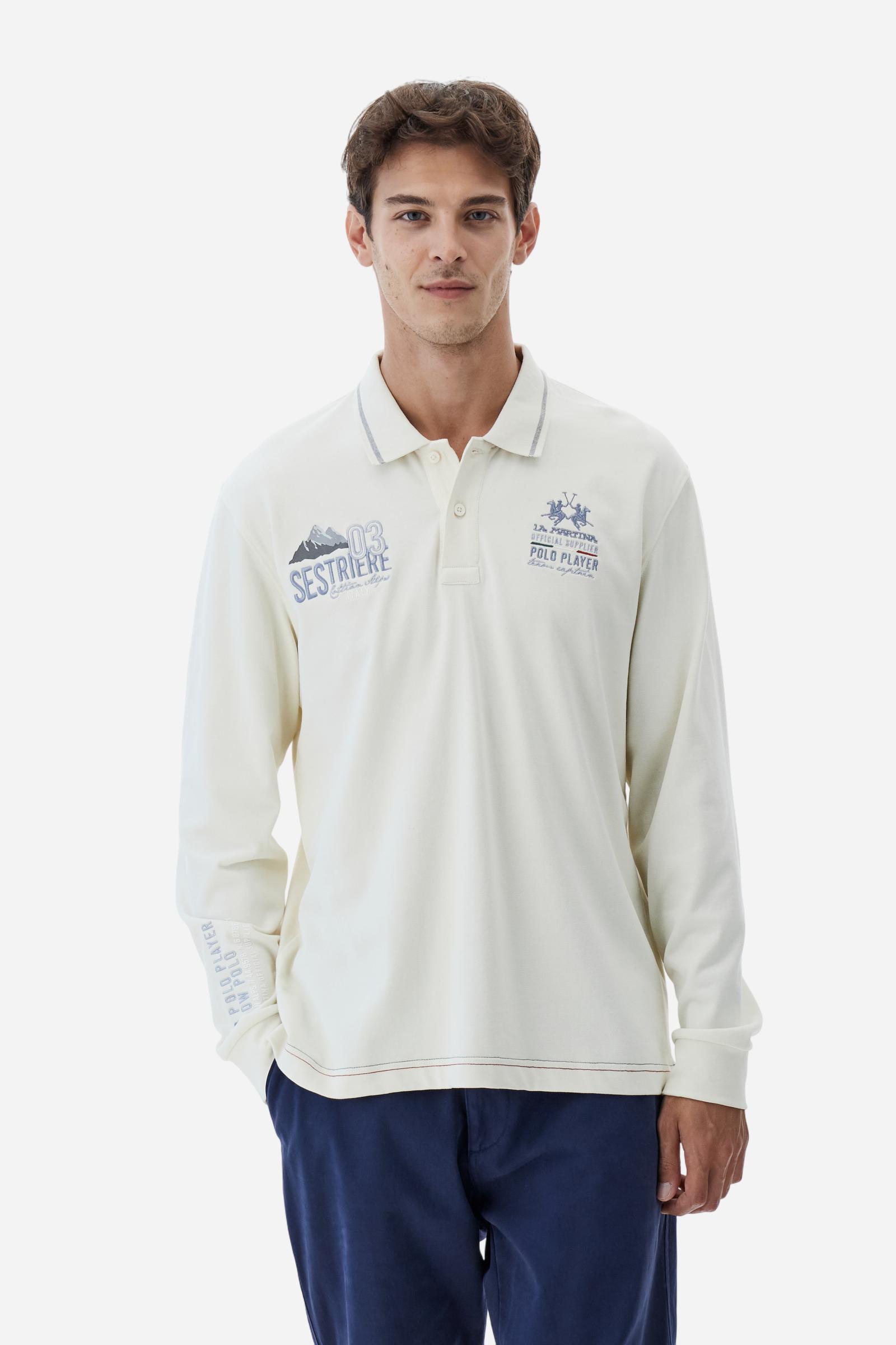 Polo de hombre en jersey soft-touch - Benton